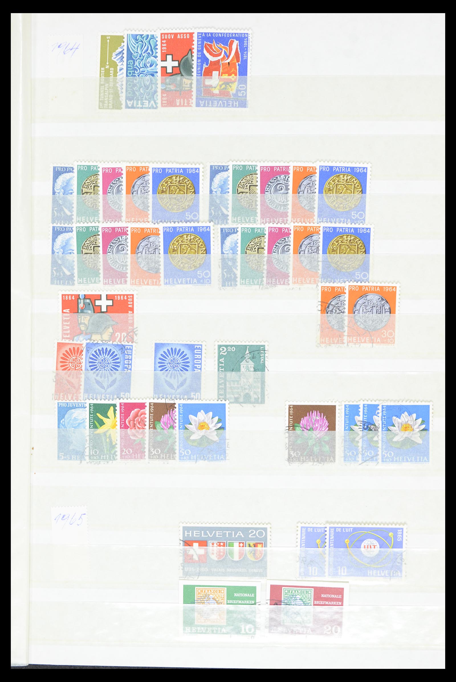 36696 039 - Postzegelverzameling 36696 Zwitserland 1854-1980.