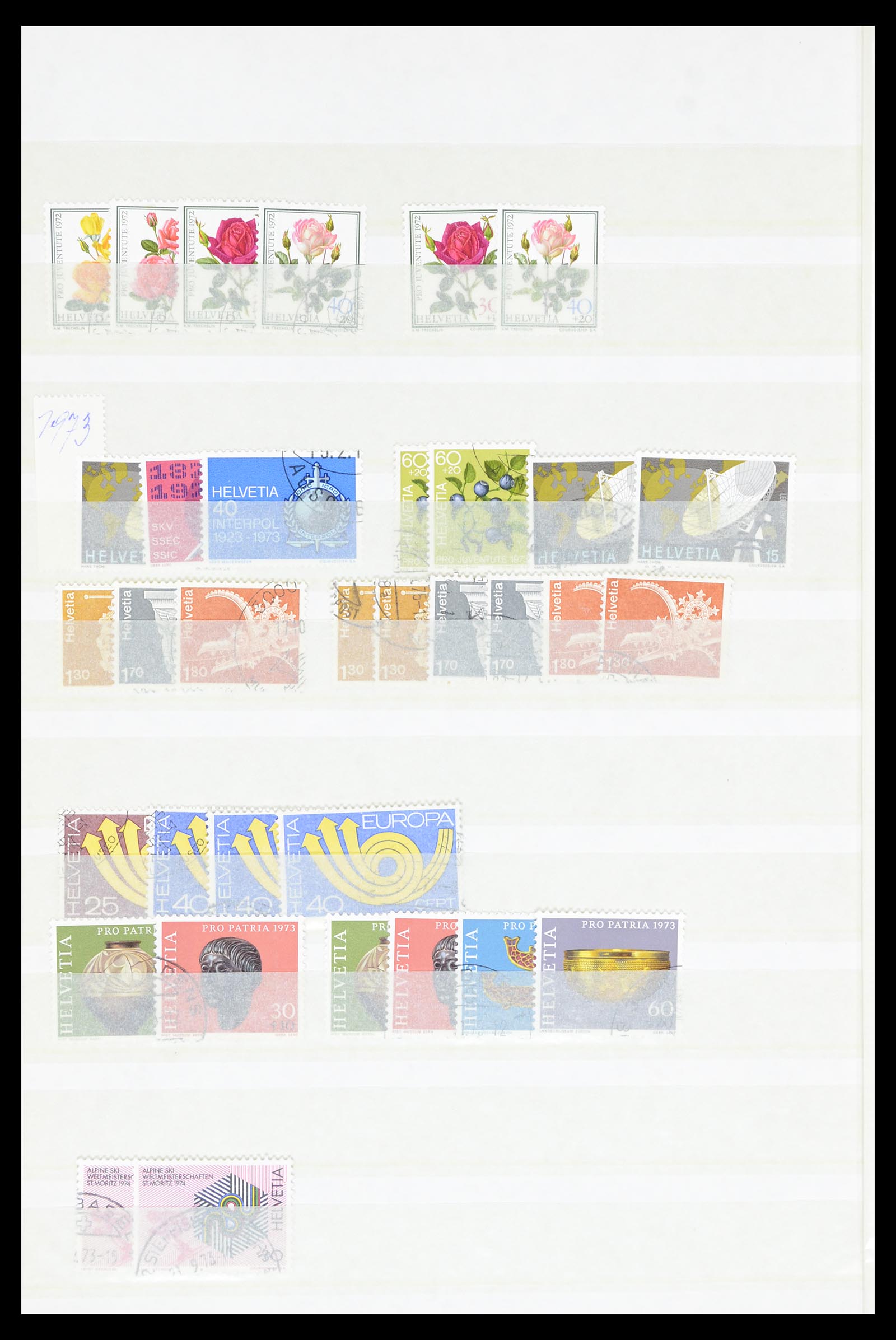36696 046 - Postzegelverzameling 36696 Zwitserland 1854-1980.