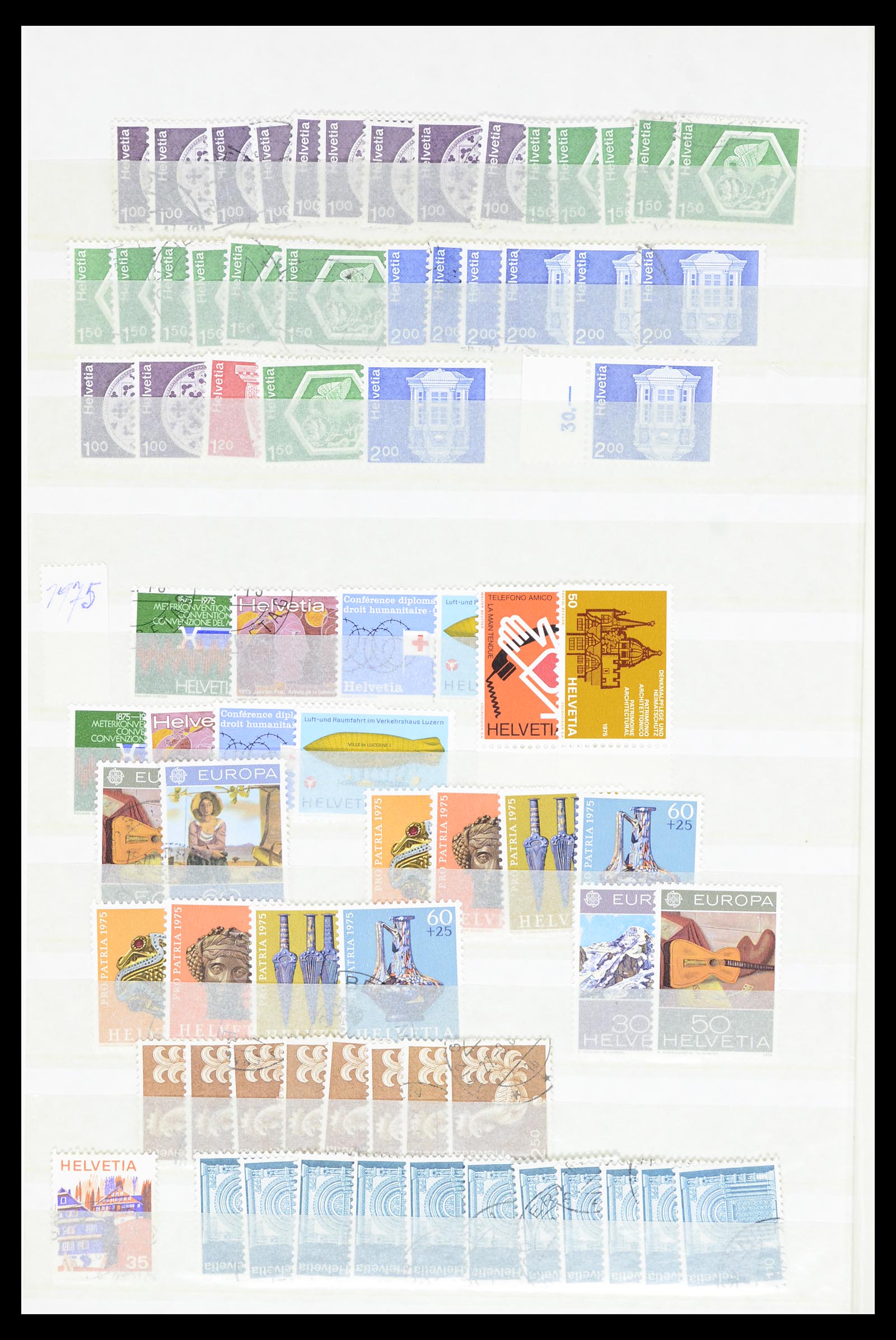 36696 048 - Stamp collection 36696 Switzerland 1854-1980.
