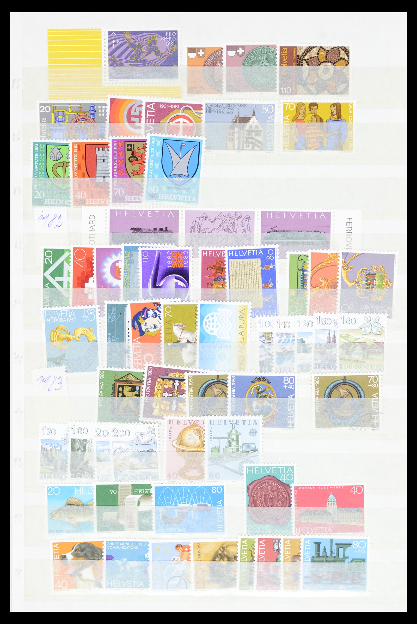 36696 052 - Postzegelverzameling 36696 Zwitserland 1854-1980.