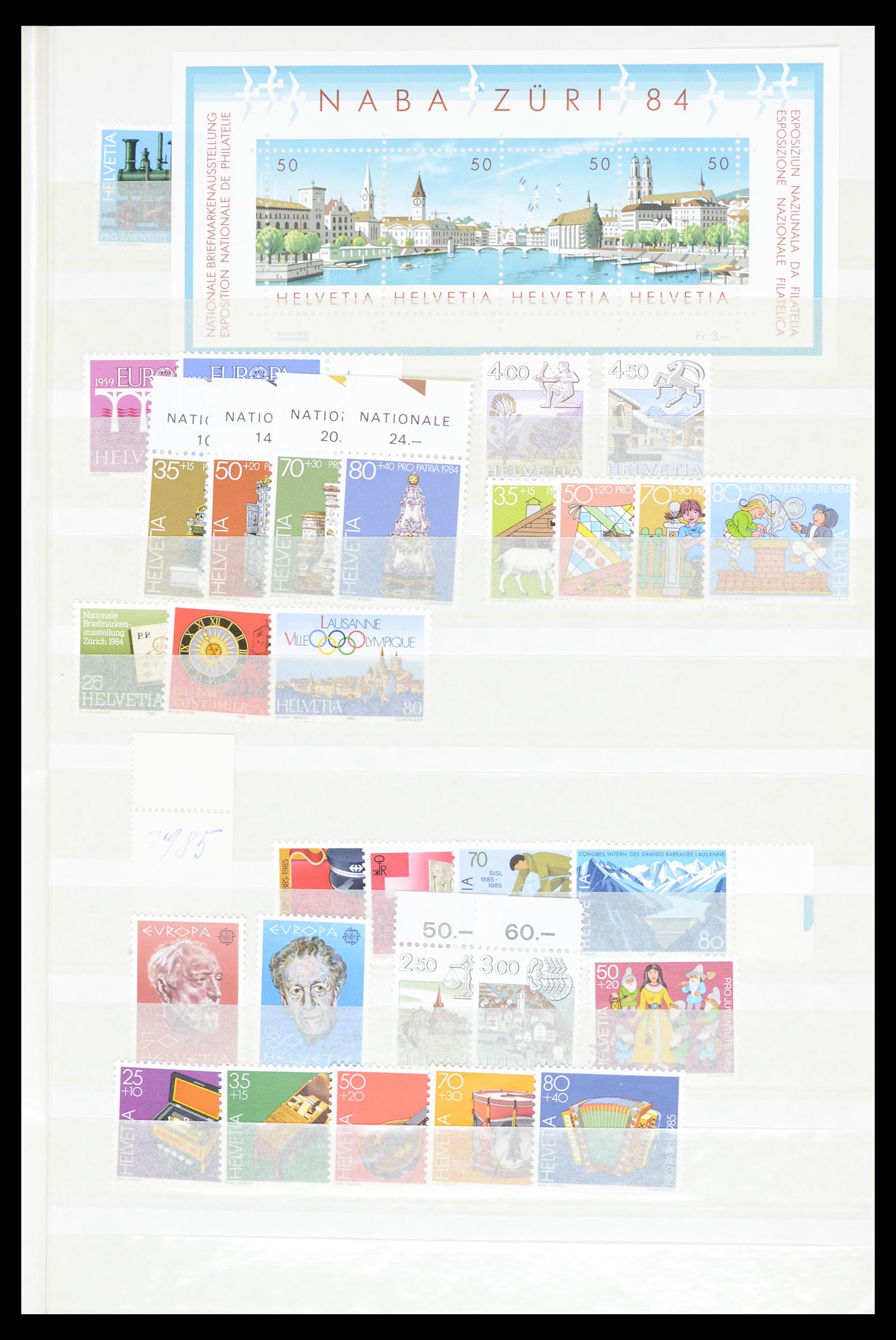 36696 053 - Stamp collection 36696 Switzerland 1854-1980.