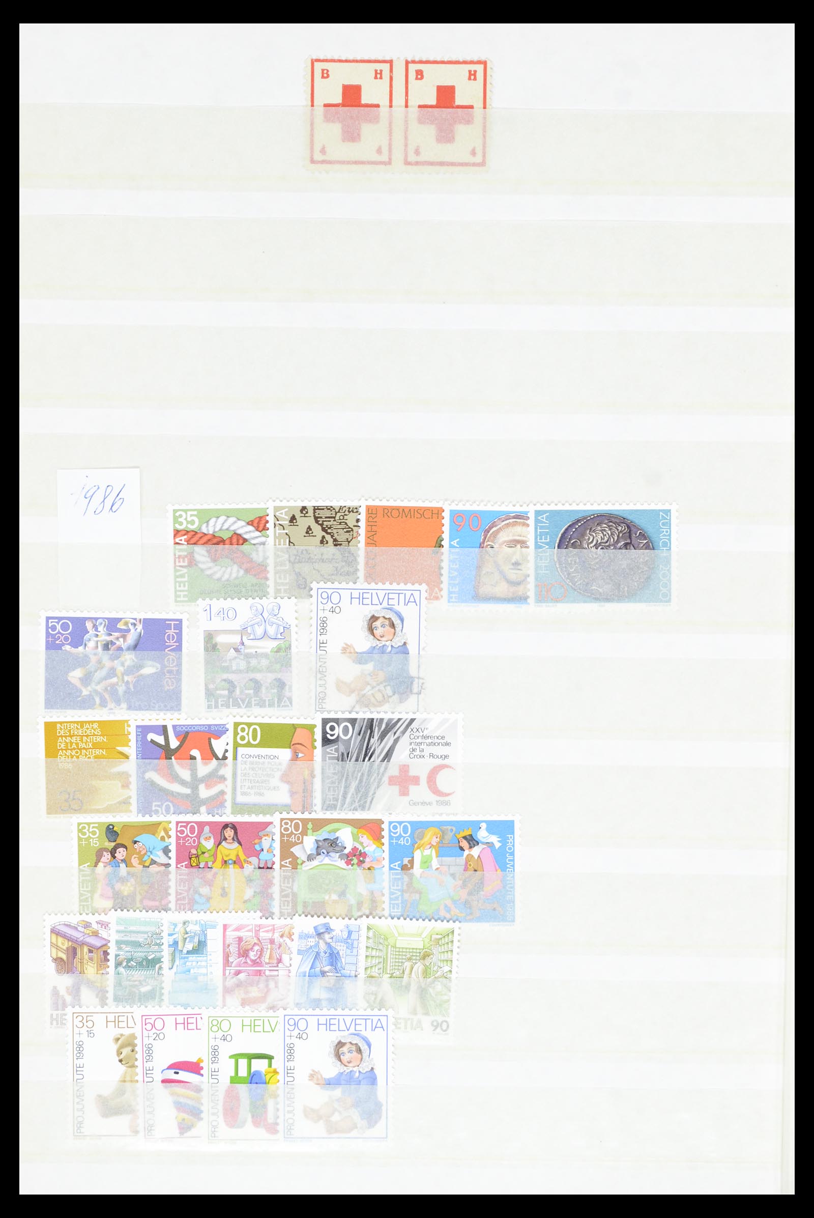 36696 054 - Postzegelverzameling 36696 Zwitserland 1854-1980.