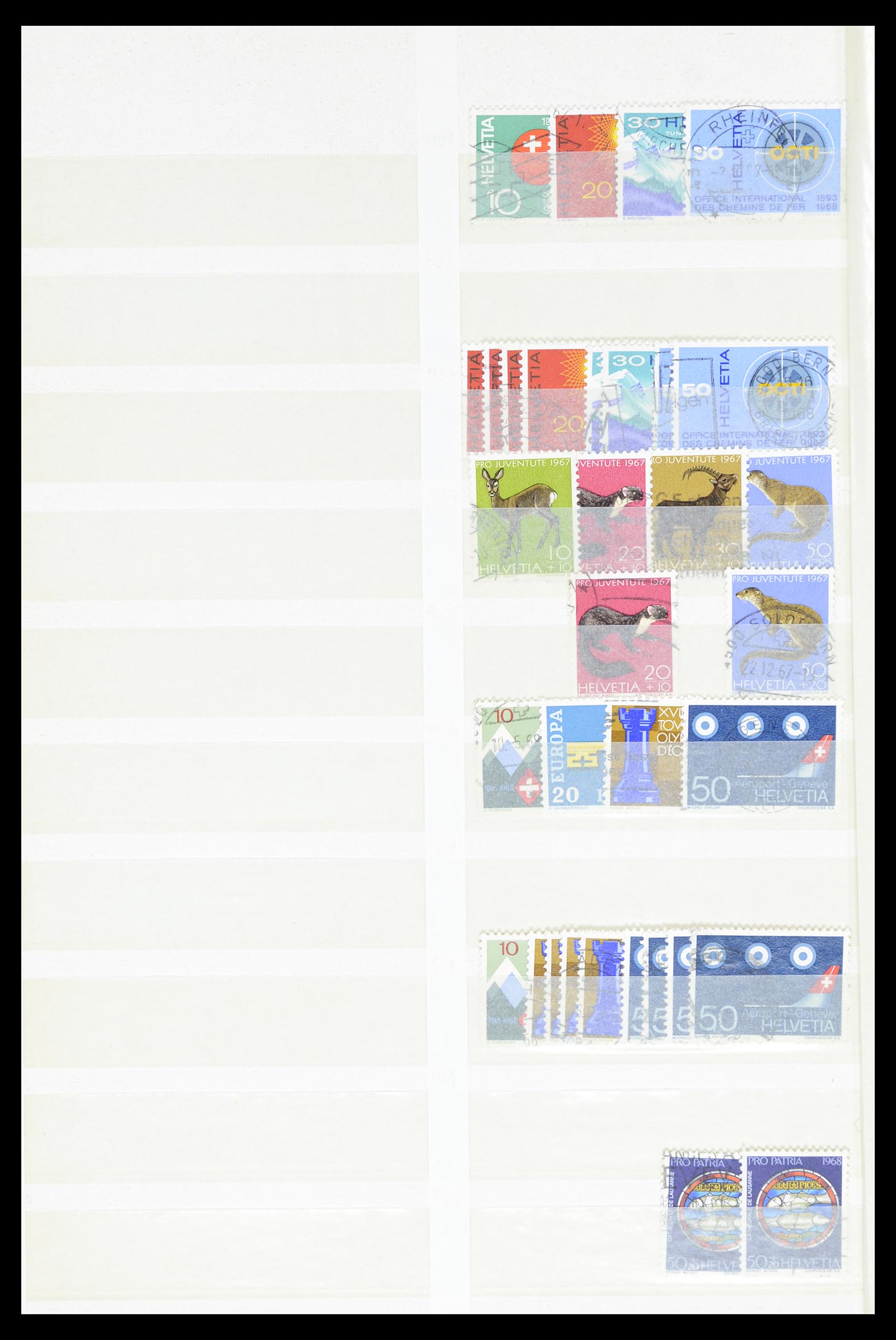 36696 102 - Postzegelverzameling 36696 Zwitserland 1854-1980.