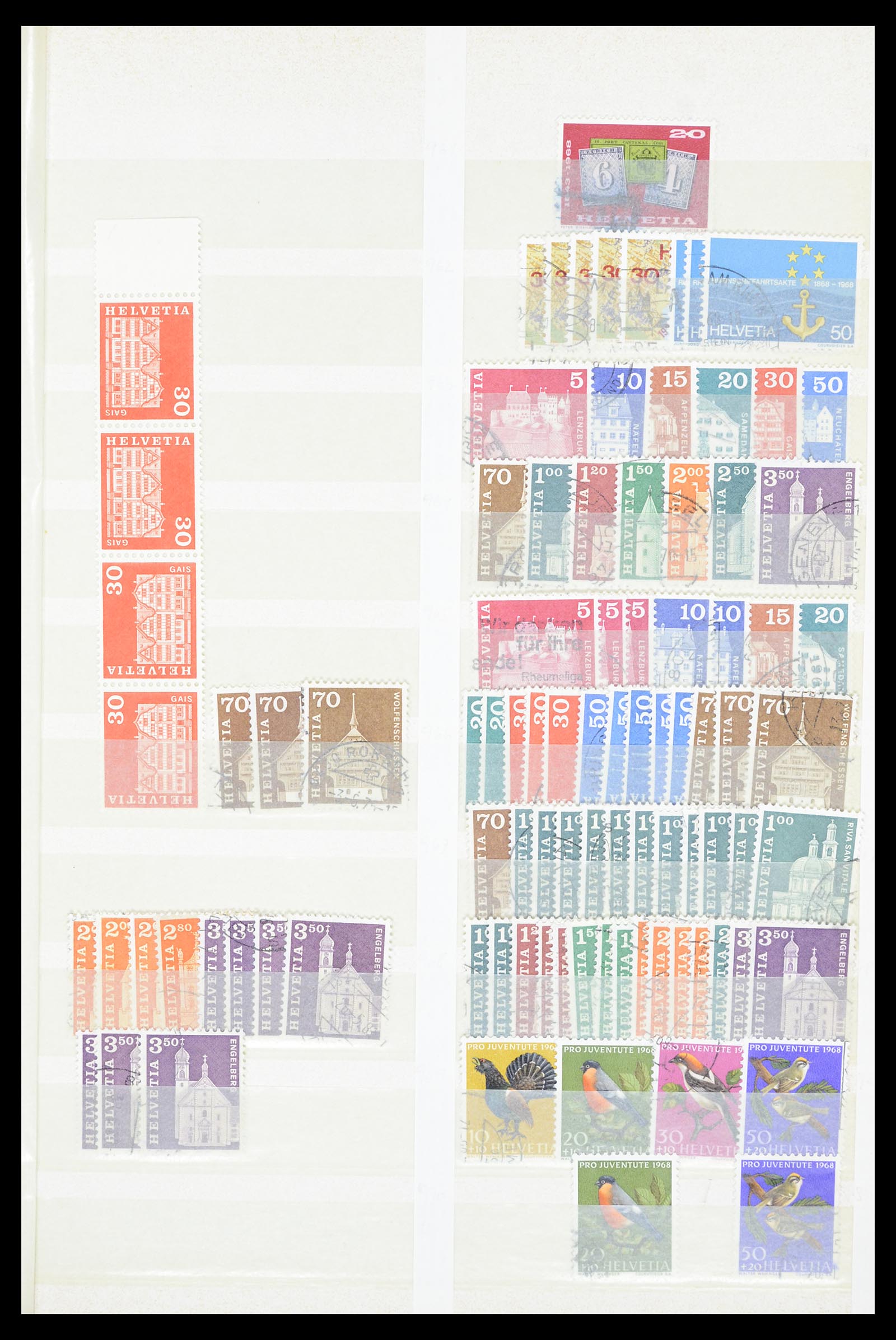 36696 103 - Stamp collection 36696 Switzerland 1854-1980.