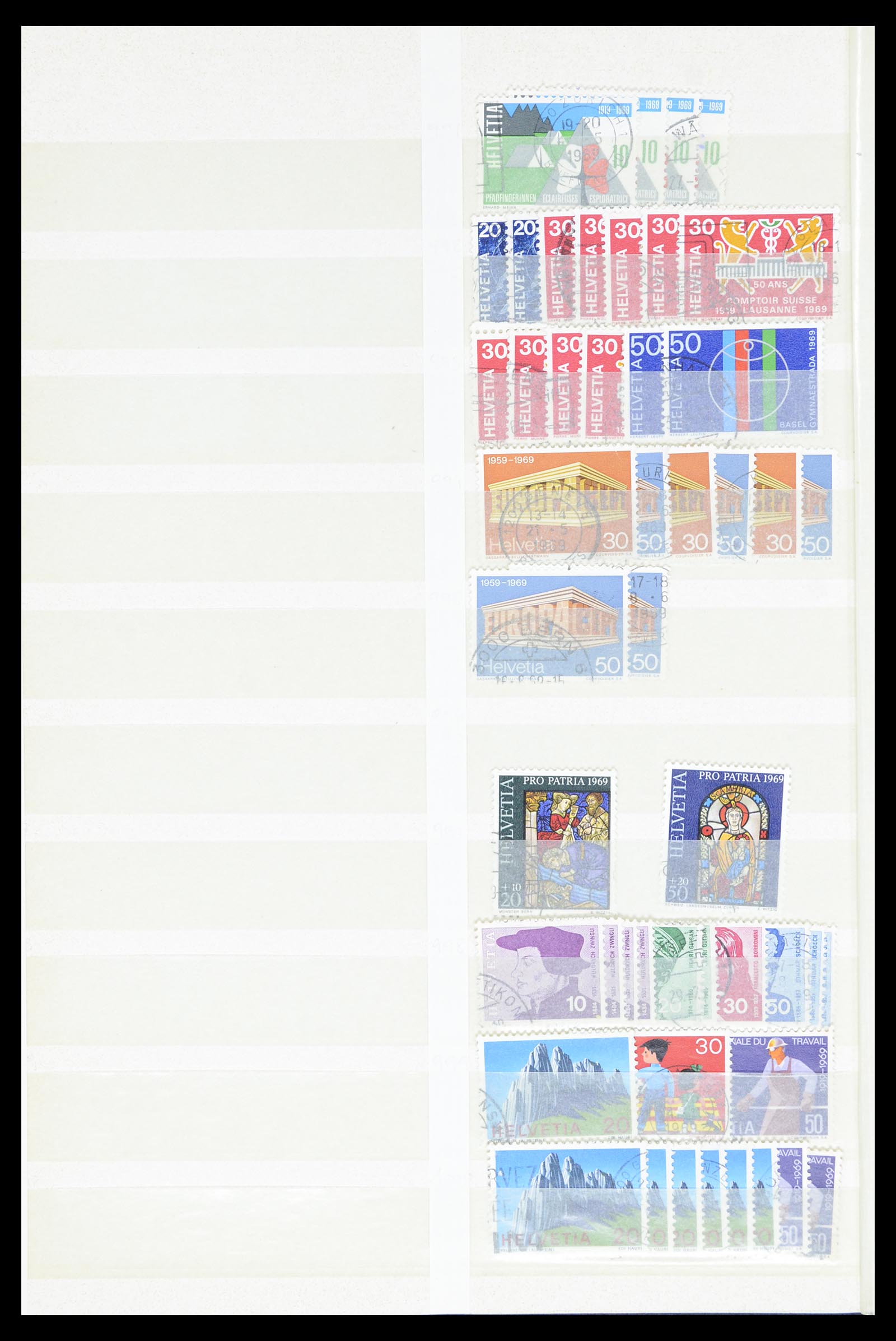 36696 104 - Postzegelverzameling 36696 Zwitserland 1854-1980.
