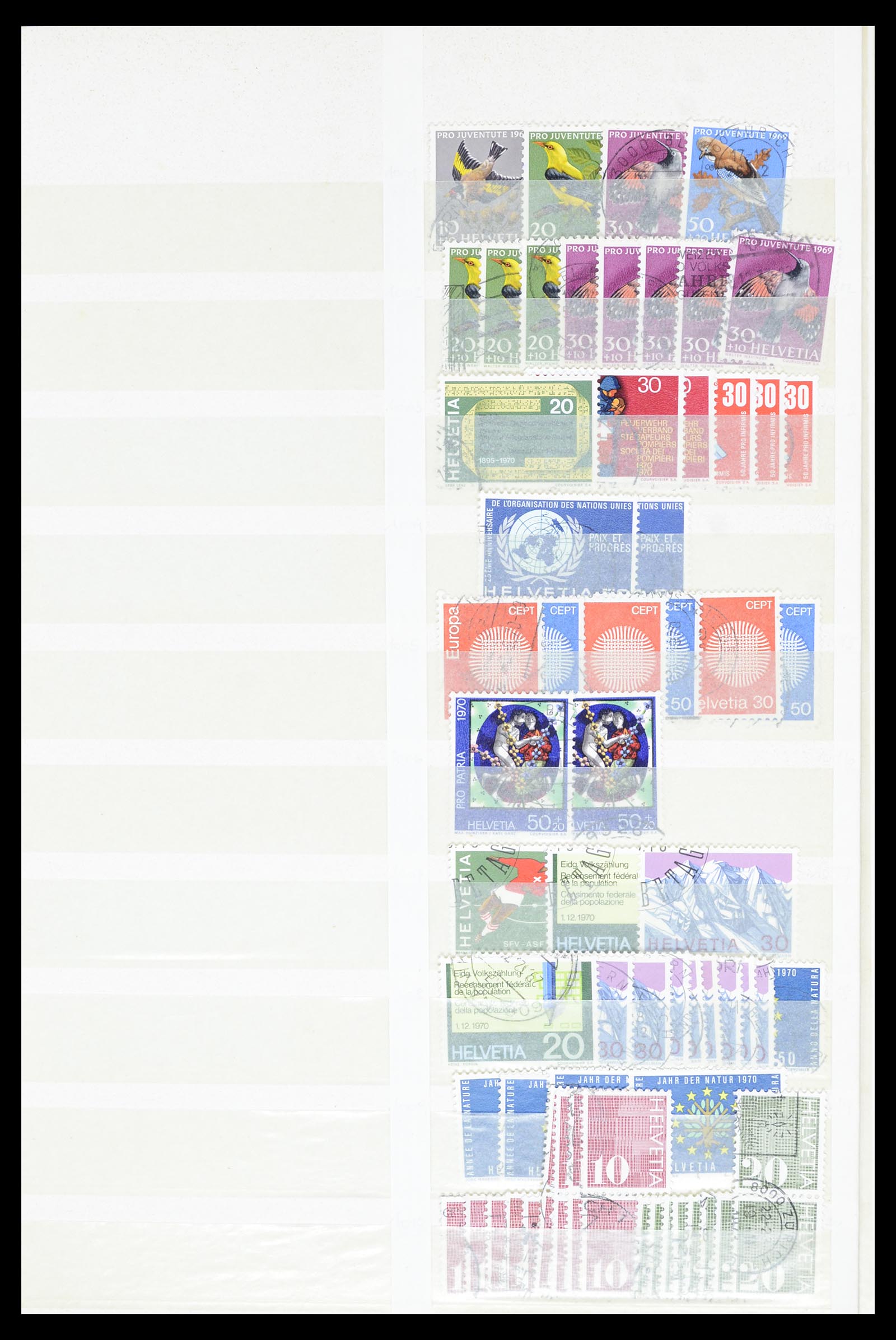 36696 105 - Stamp collection 36696 Switzerland 1854-1980.