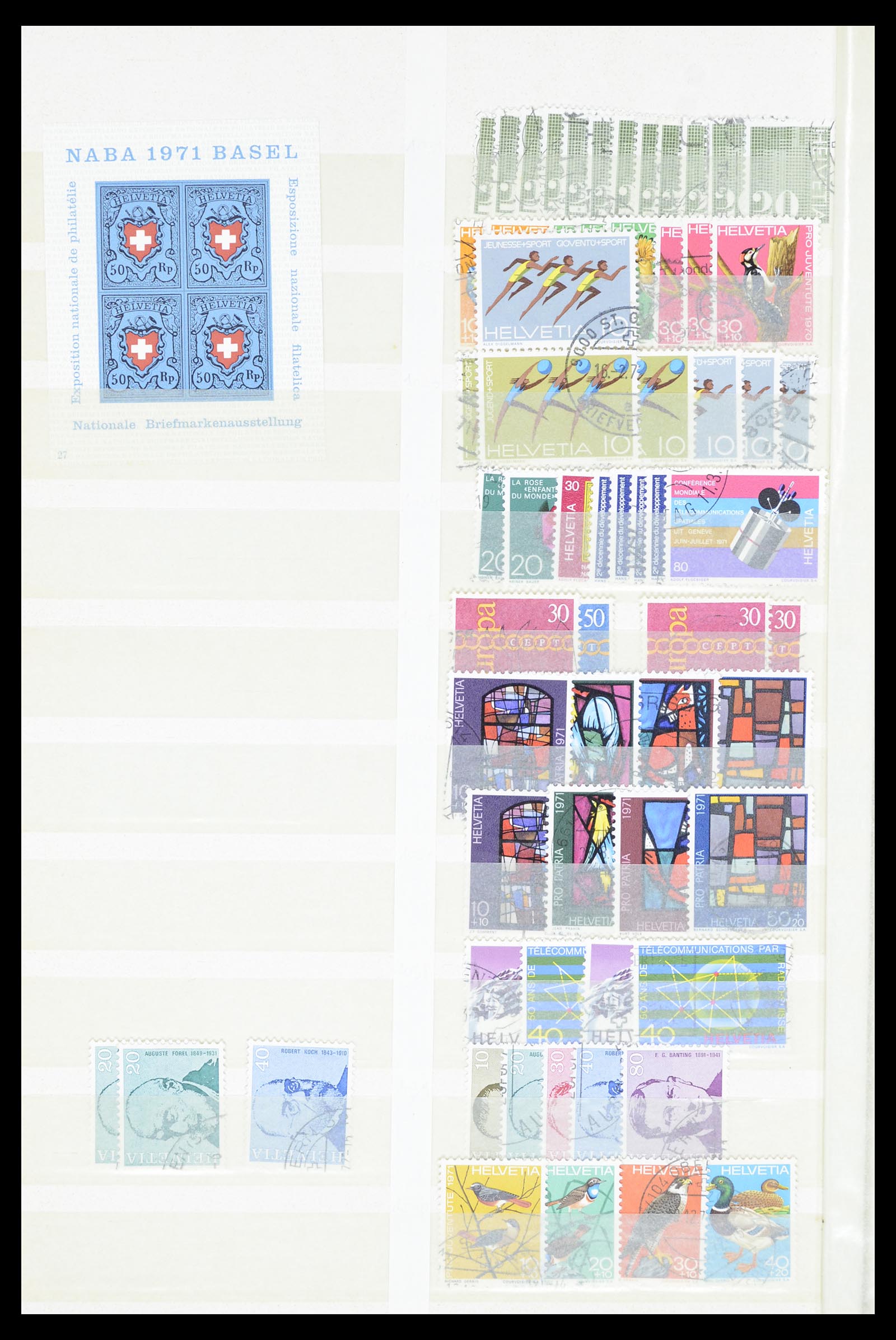 36696 106 - Postzegelverzameling 36696 Zwitserland 1854-1980.