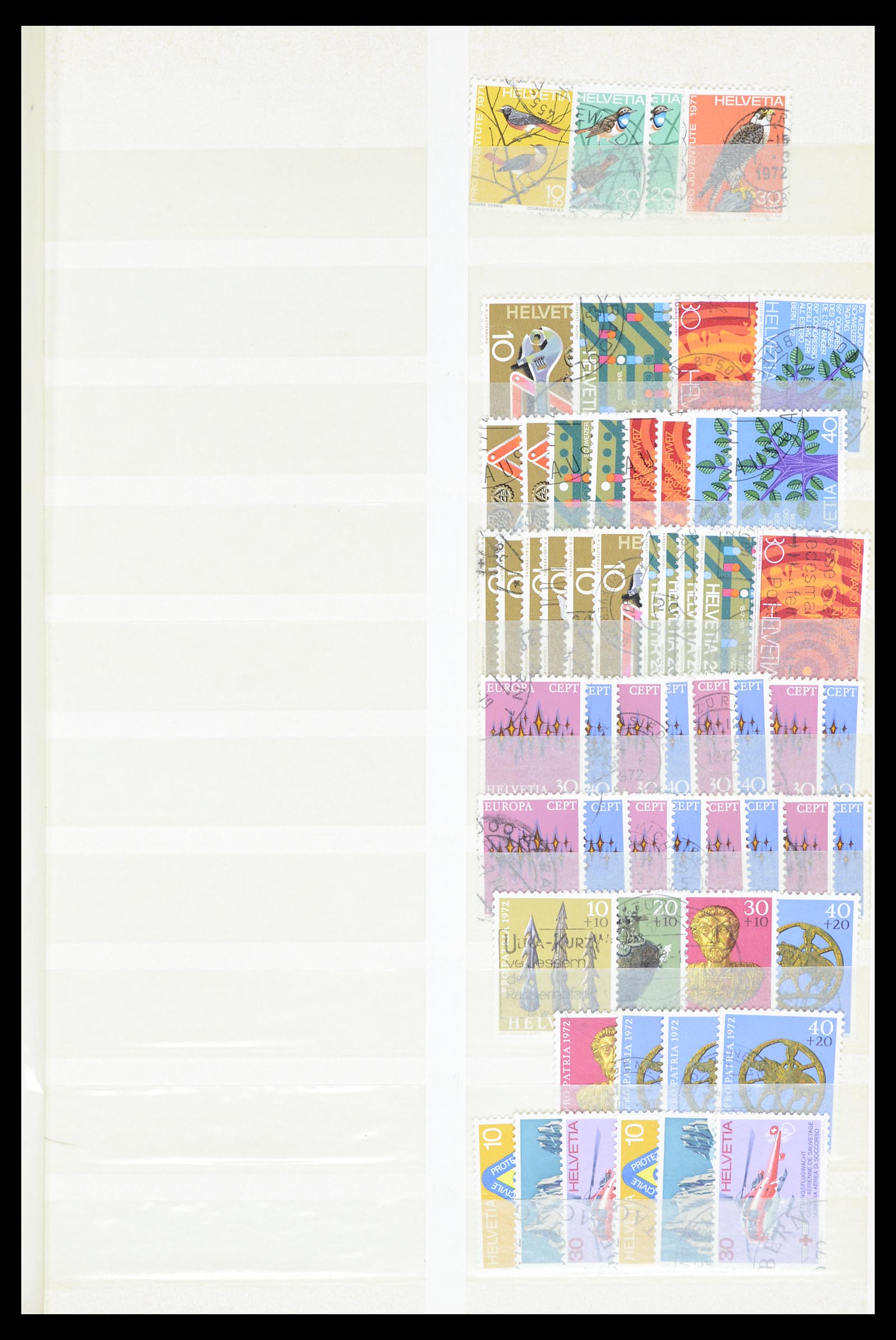 36696 107 - Postzegelverzameling 36696 Zwitserland 1854-1980.