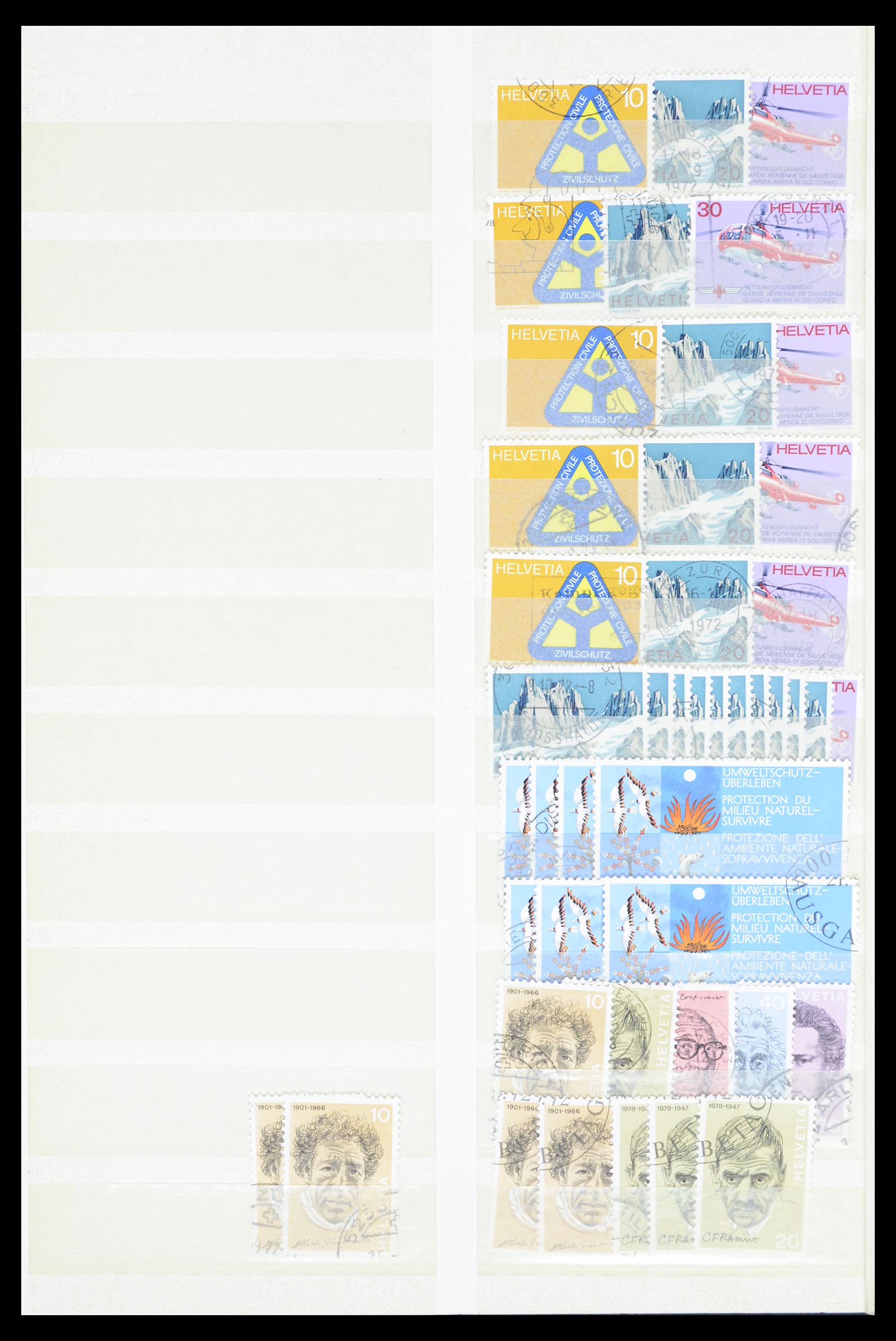 36696 108 - Stamp collection 36696 Switzerland 1854-1980.