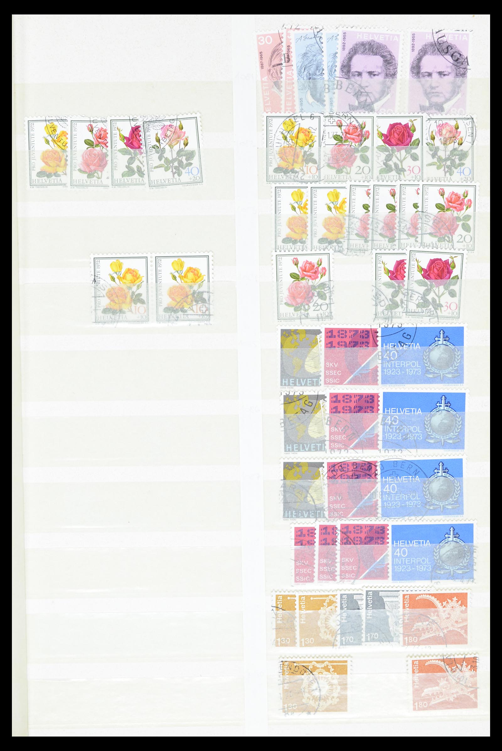 36696 109 - Stamp collection 36696 Switzerland 1854-1980.