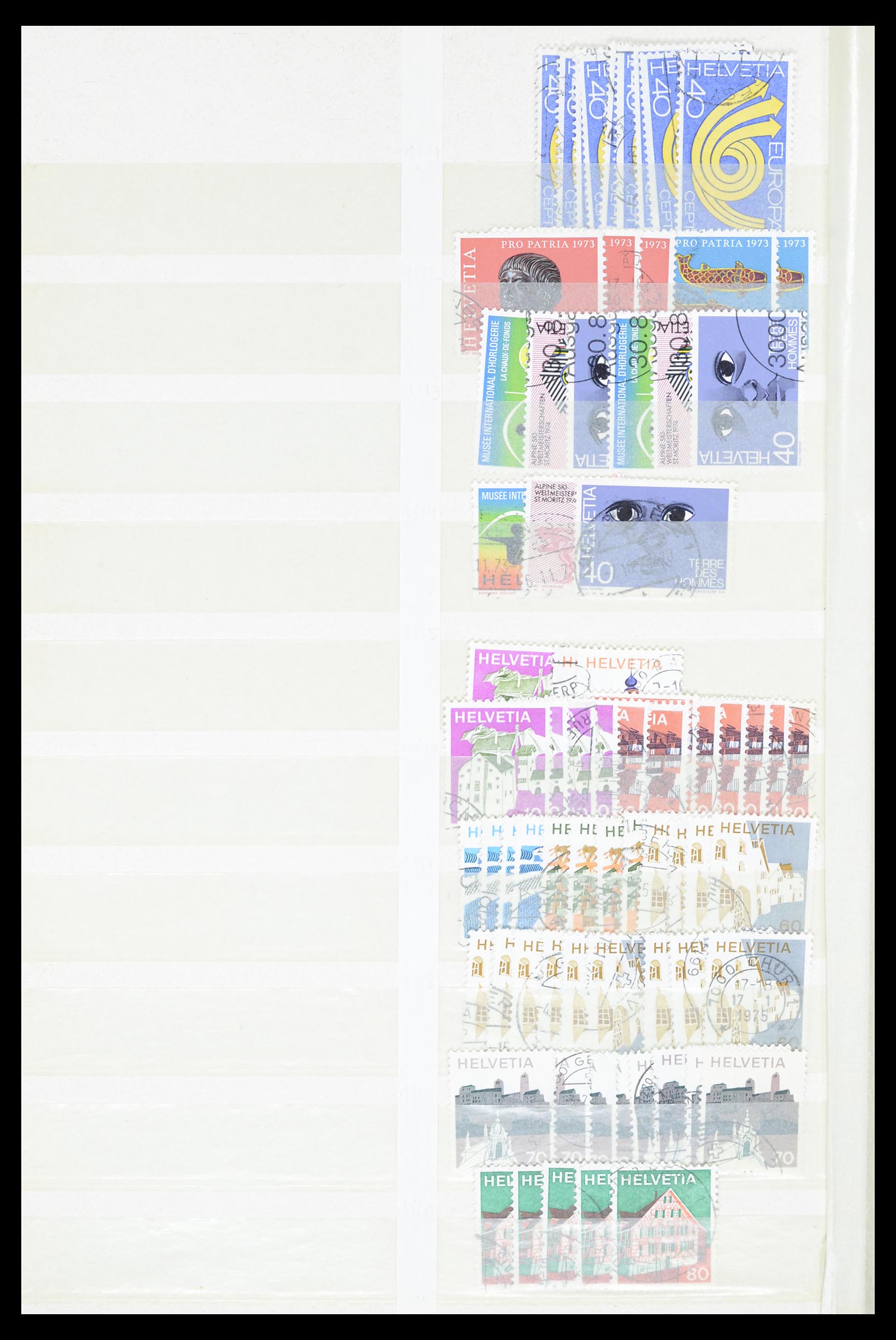 36696 110 - Stamp collection 36696 Switzerland 1854-1980.
