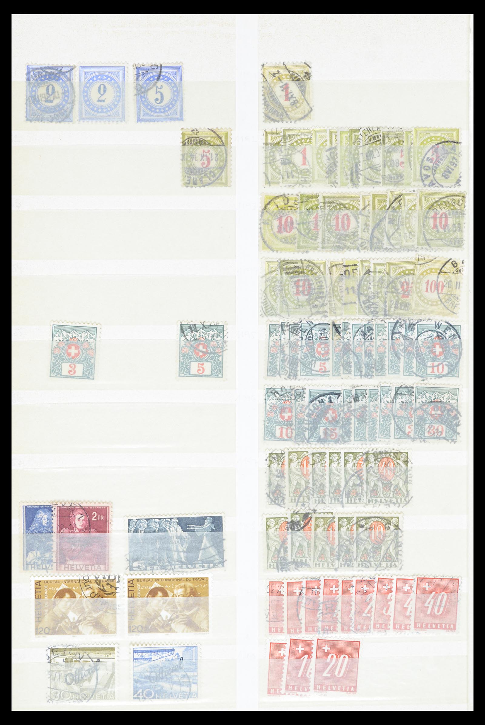36696 112 - Stamp collection 36696 Switzerland 1854-1980.