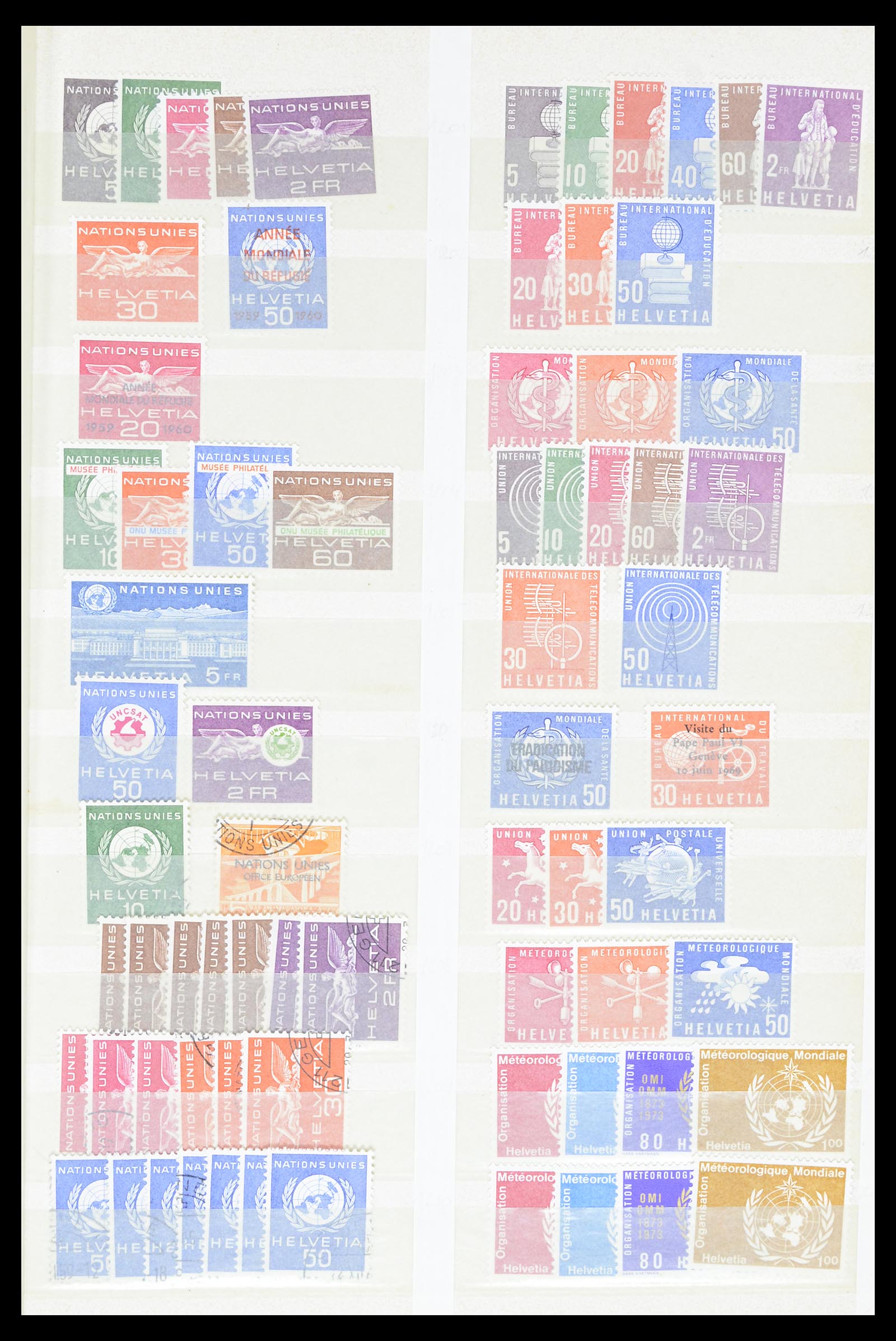 36696 113 - Postzegelverzameling 36696 Zwitserland 1854-1980.