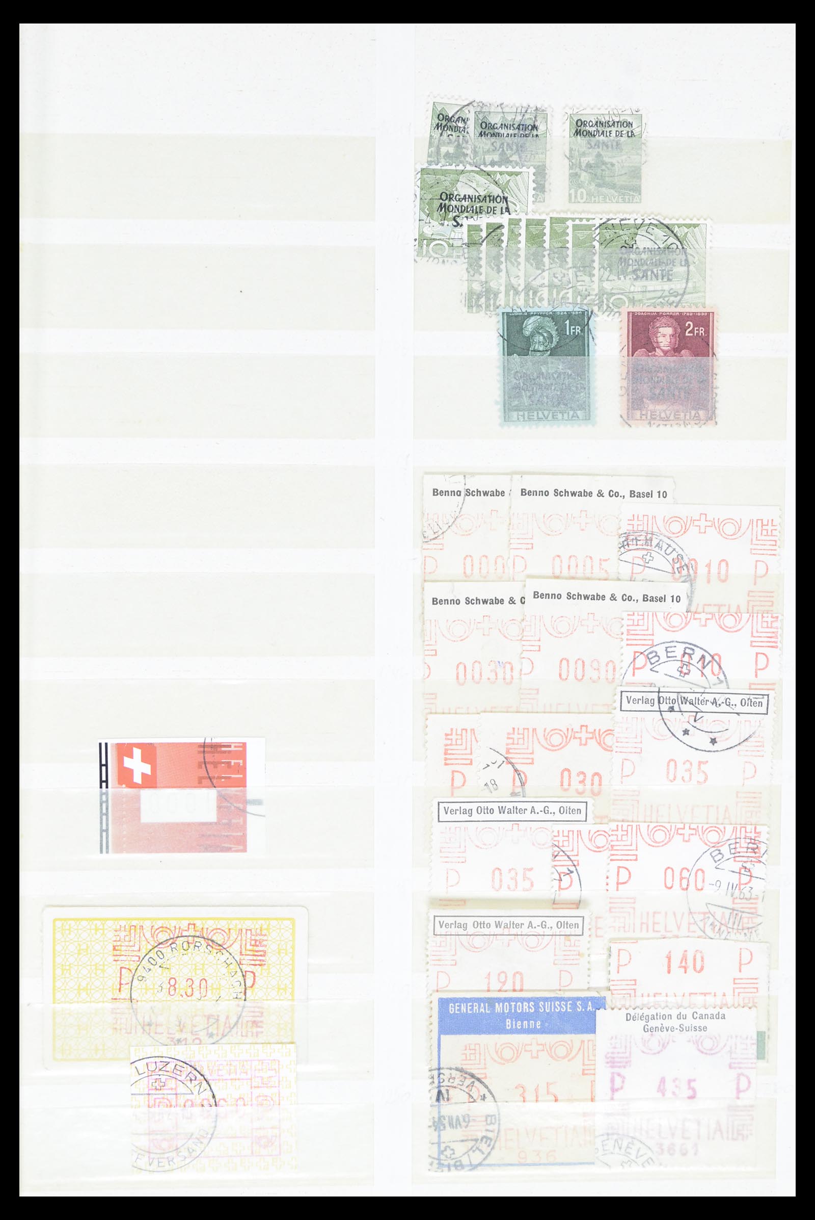 36696 115 - Stamp collection 36696 Switzerland 1854-1980.