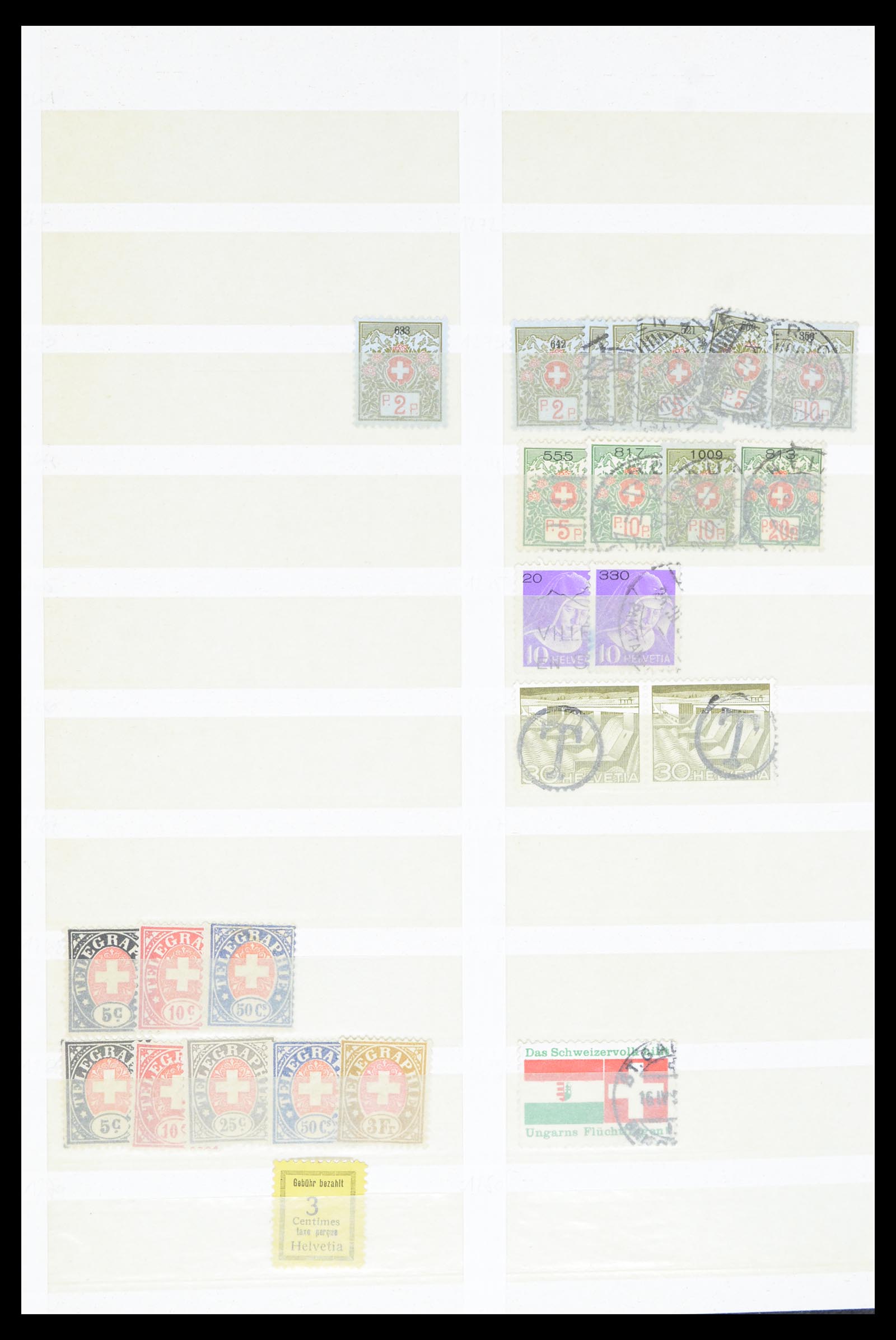 36696 116 - Stamp collection 36696 Switzerland 1854-1980.