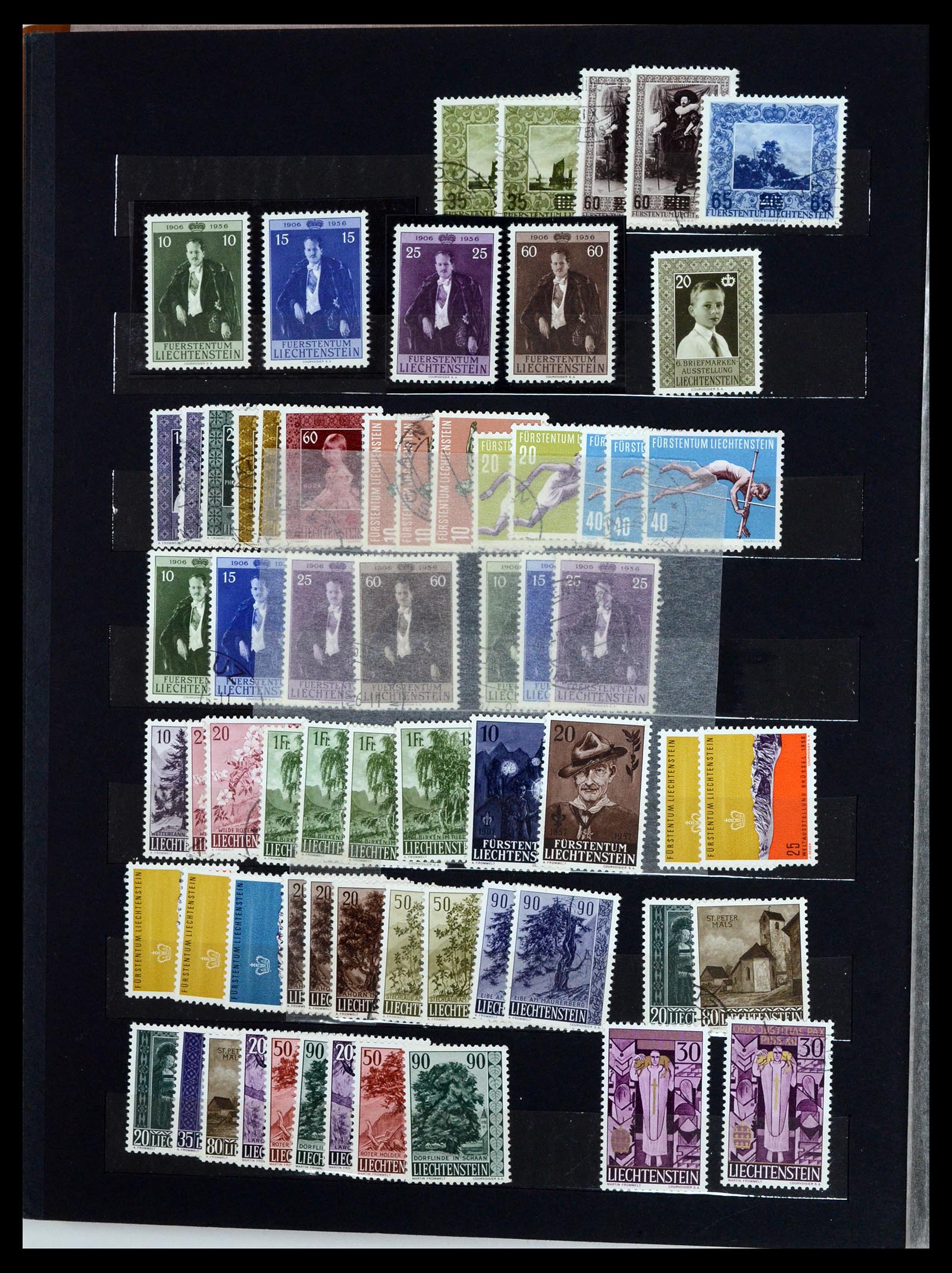 36697 006 - Stamp collection 36697 Liechtenstein 1912-1985.