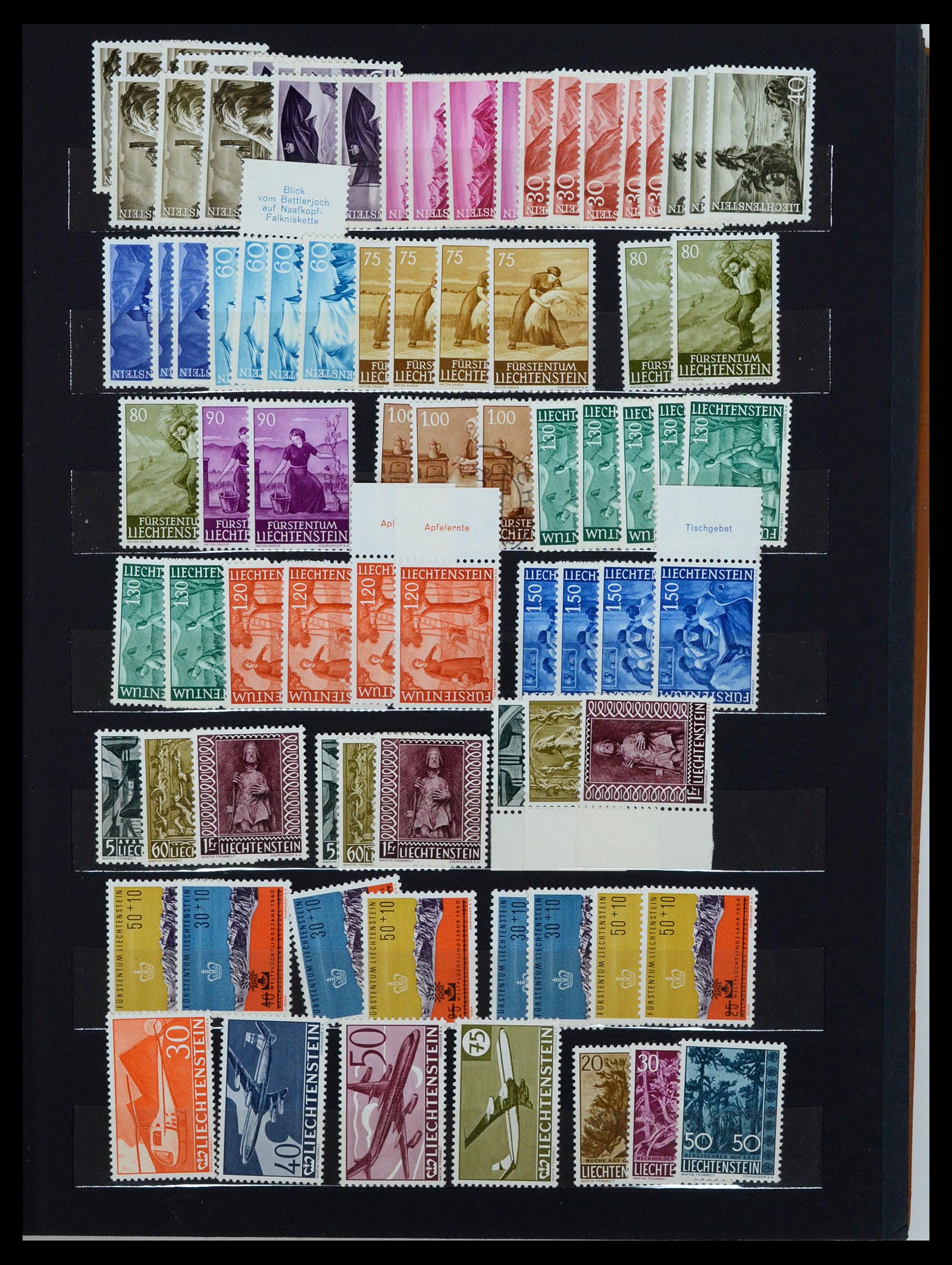 36697 007 - Stamp collection 36697 Liechtenstein 1912-1985.