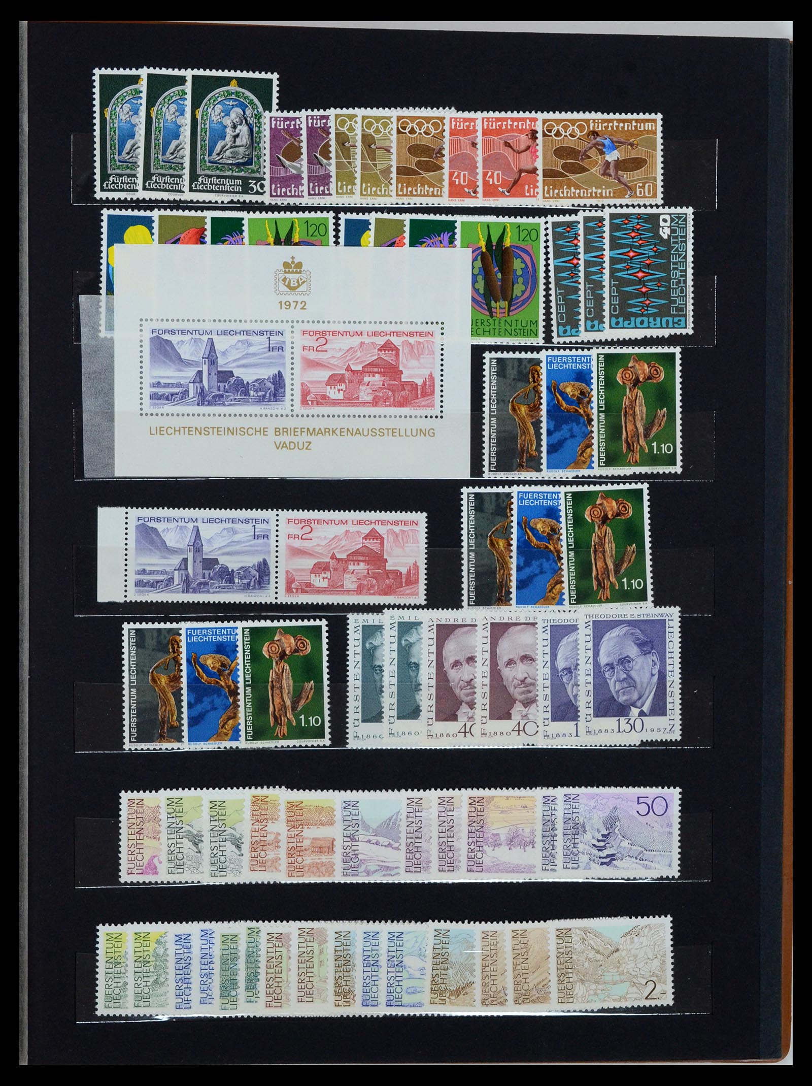 36697 015 - Stamp collection 36697 Liechtenstein 1912-1985.
