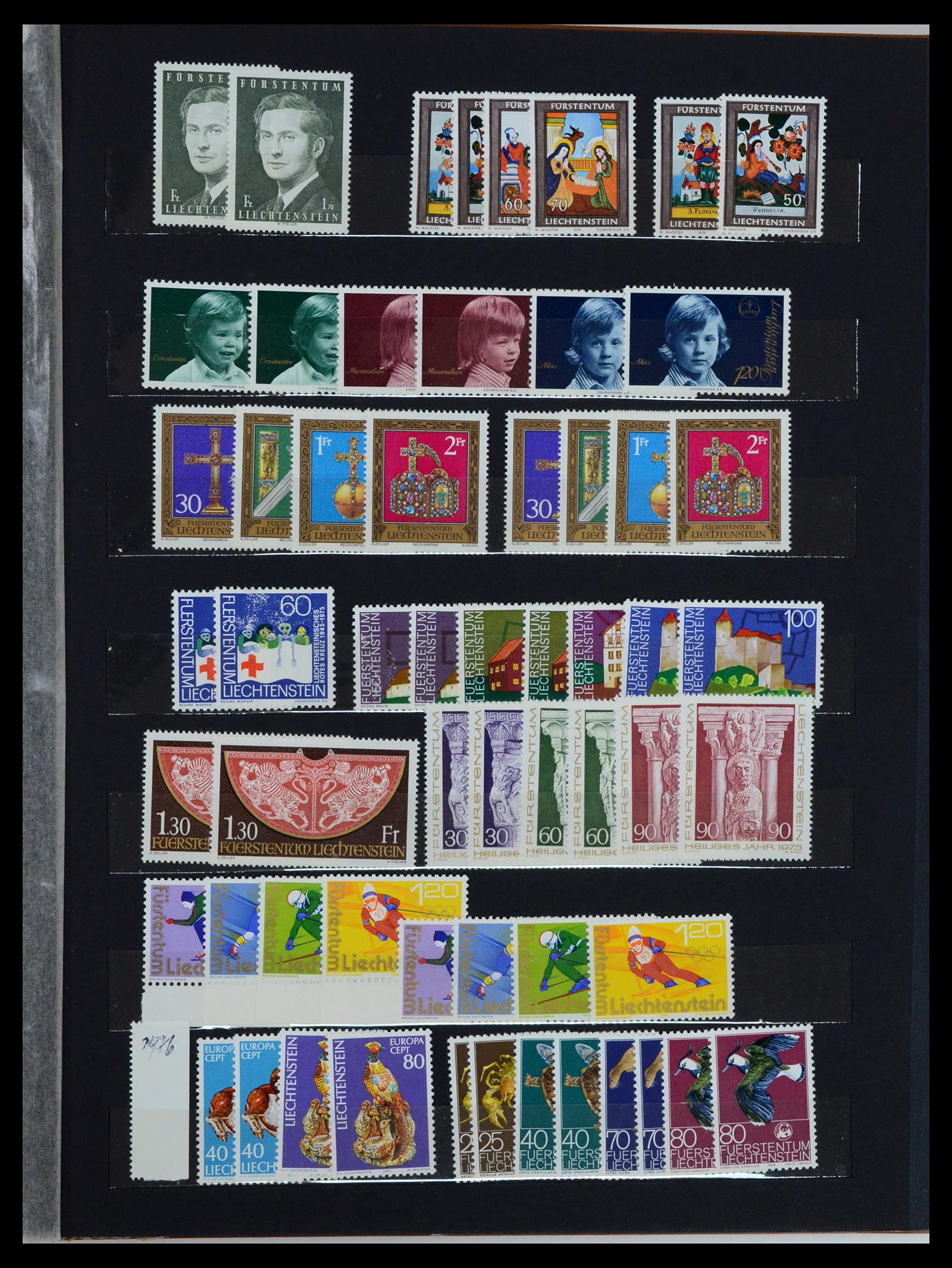 36697 017 - Postzegelverzameling 36697 Liechtenstein 1912-1985.