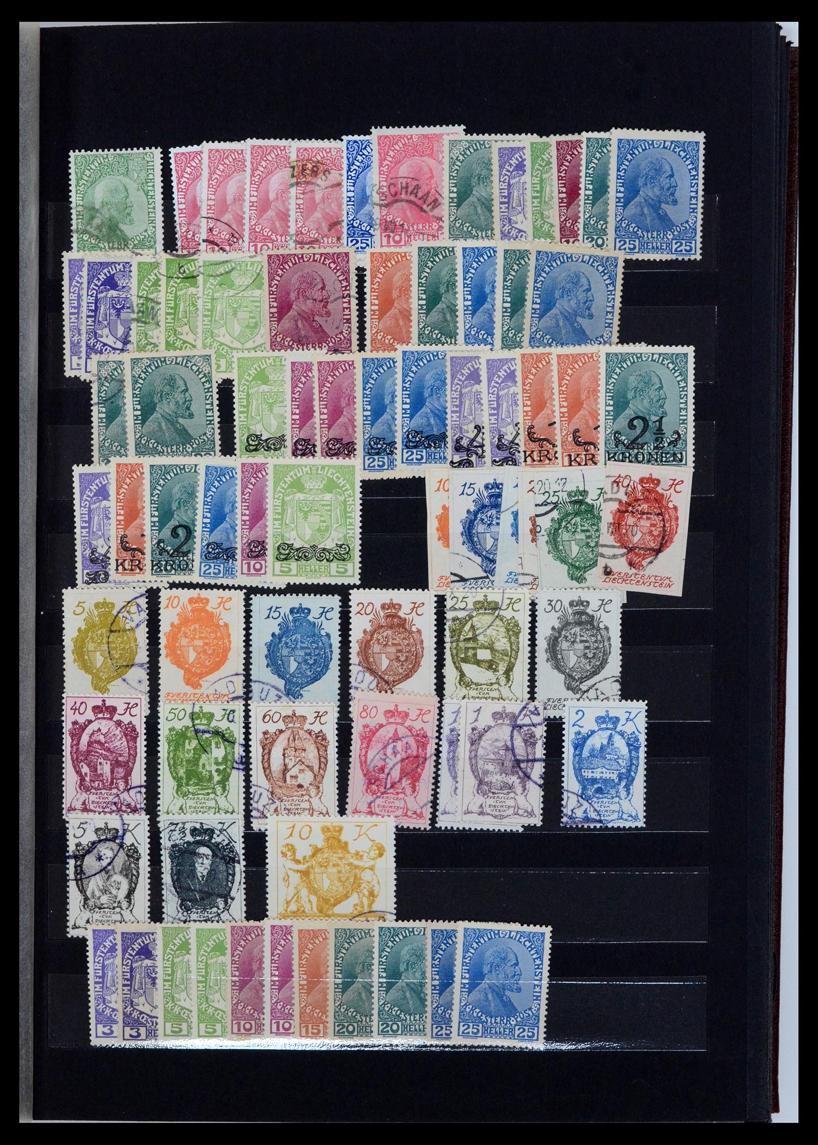 36697 020 - Postzegelverzameling 36697 Liechtenstein 1912-1985.