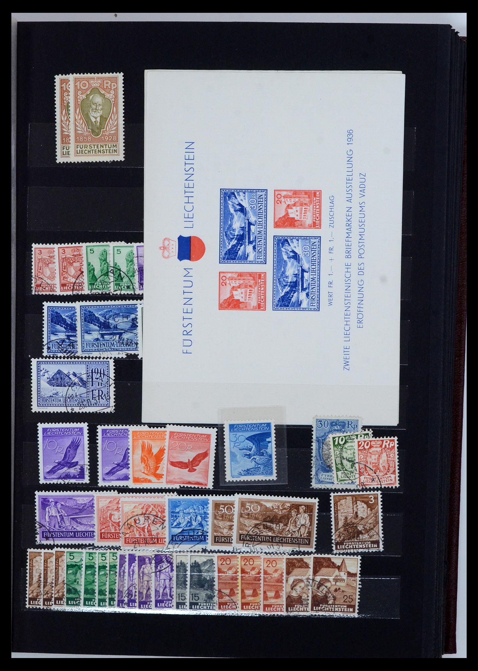 36697 022 - Stamp collection 36697 Liechtenstein 1912-1985.