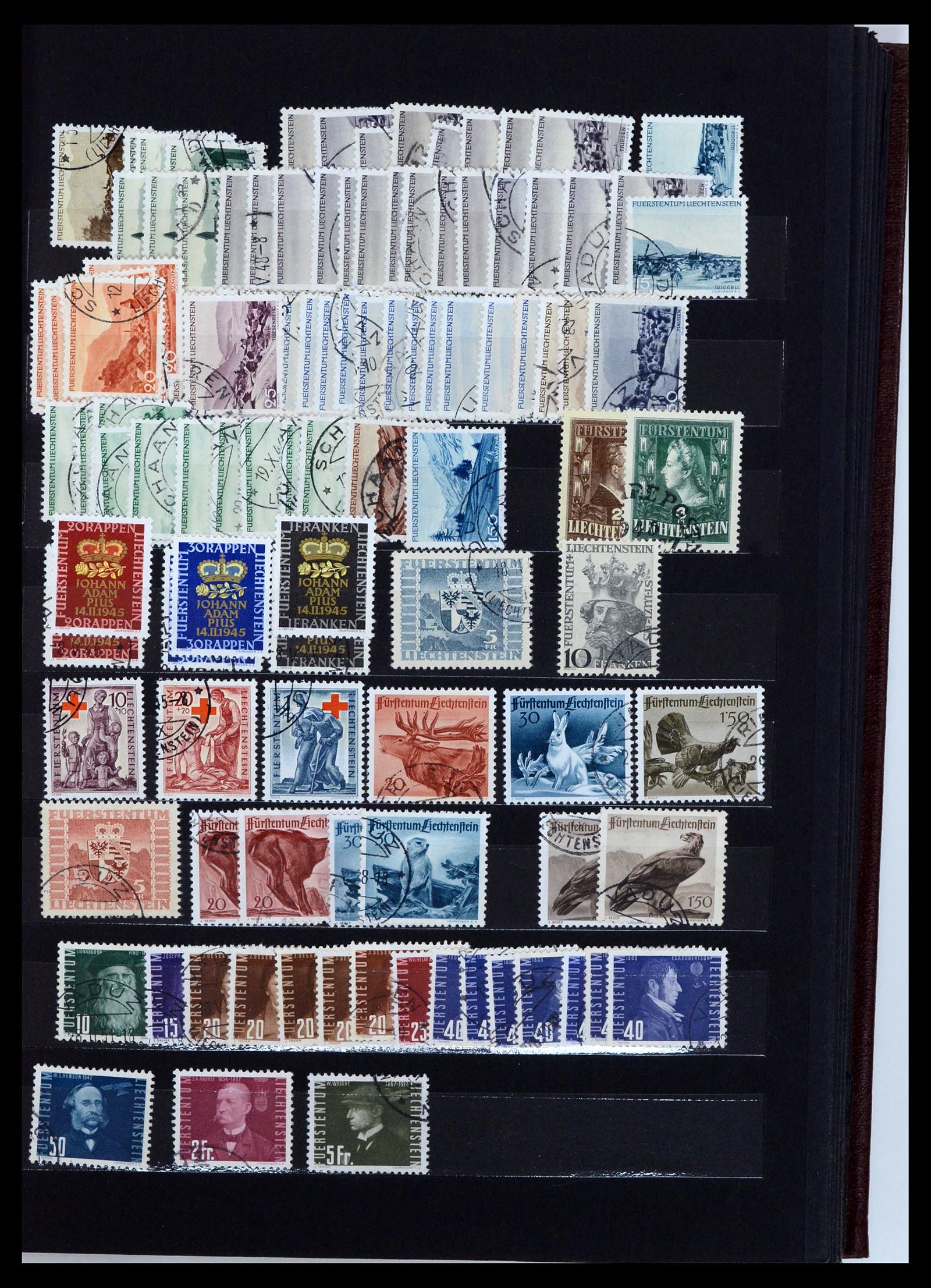 36697 024 - Stamp collection 36697 Liechtenstein 1912-1985.