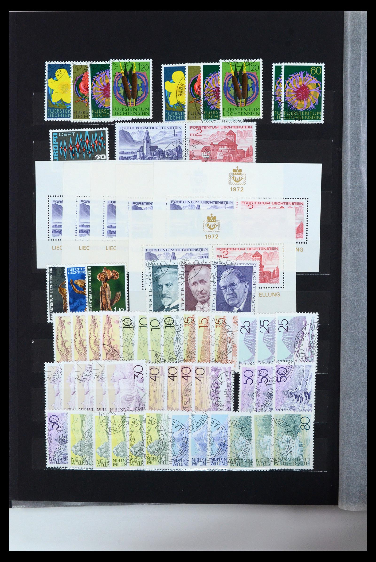36697 033 - Stamp collection 36697 Liechtenstein 1912-1985.