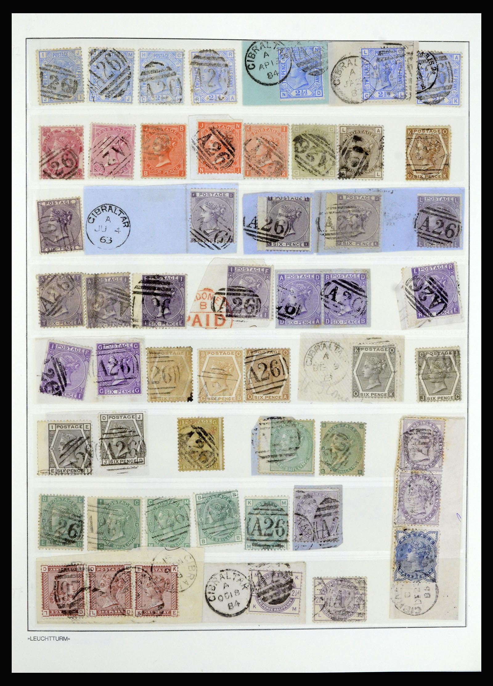 36700 002 - Stamp collection 36700 Gibraltar 1857(!!)-2013.