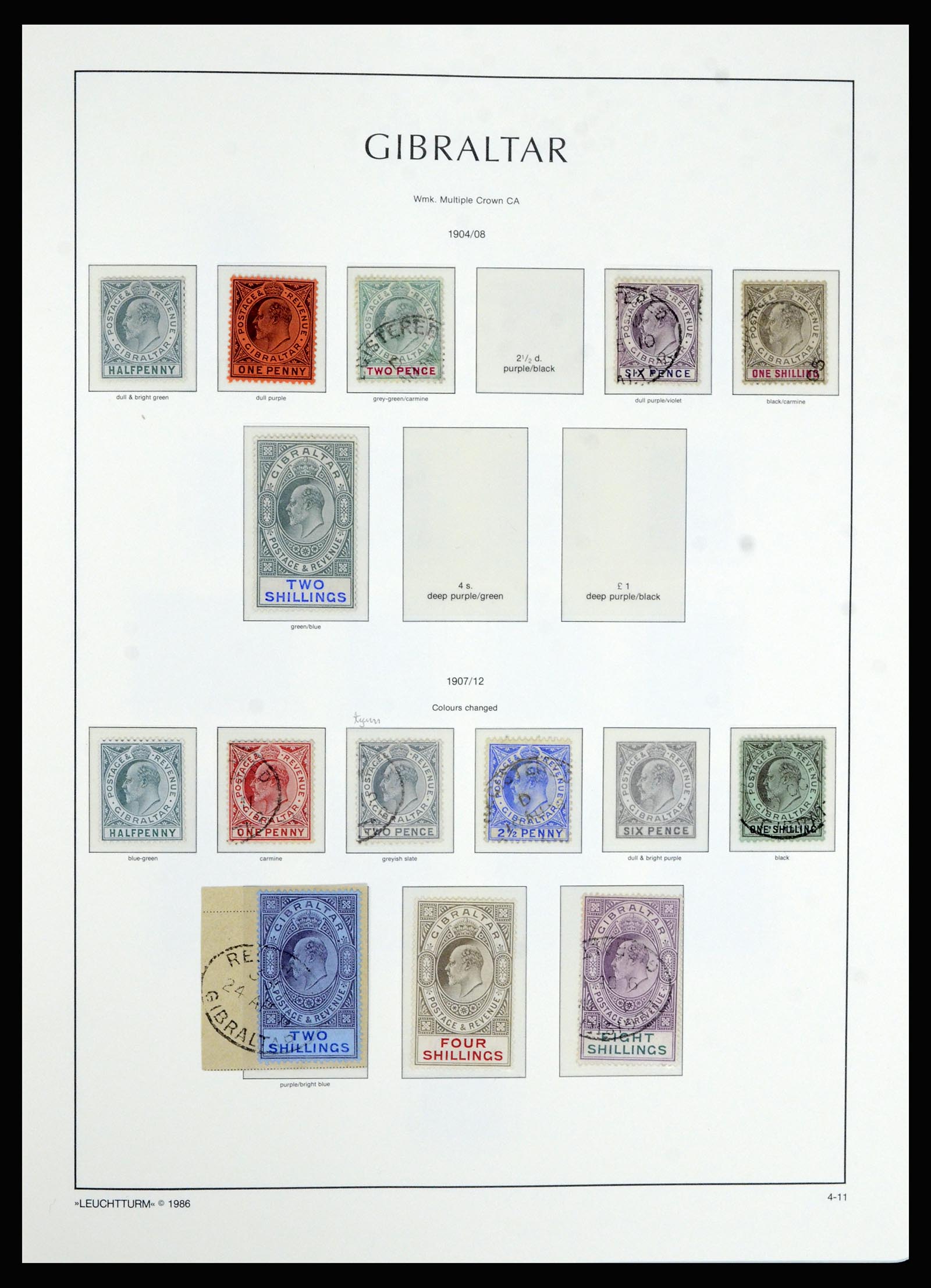 36700 006 - Postzegelverzameling 36700 Gibraltar 1857(!!)-2013.