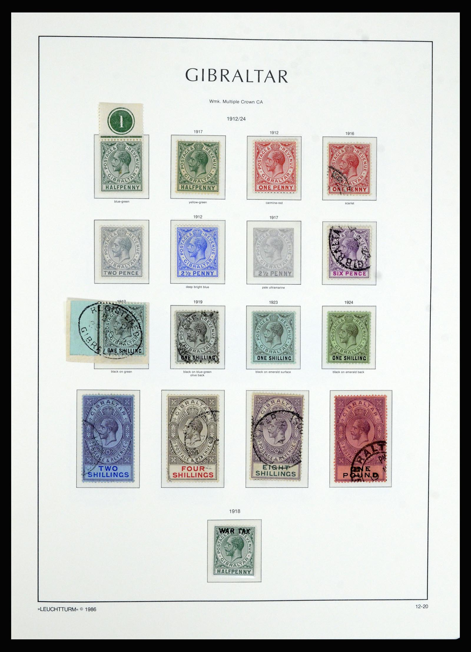 36700 007 - Postzegelverzameling 36700 Gibraltar 1857(!!)-2013.