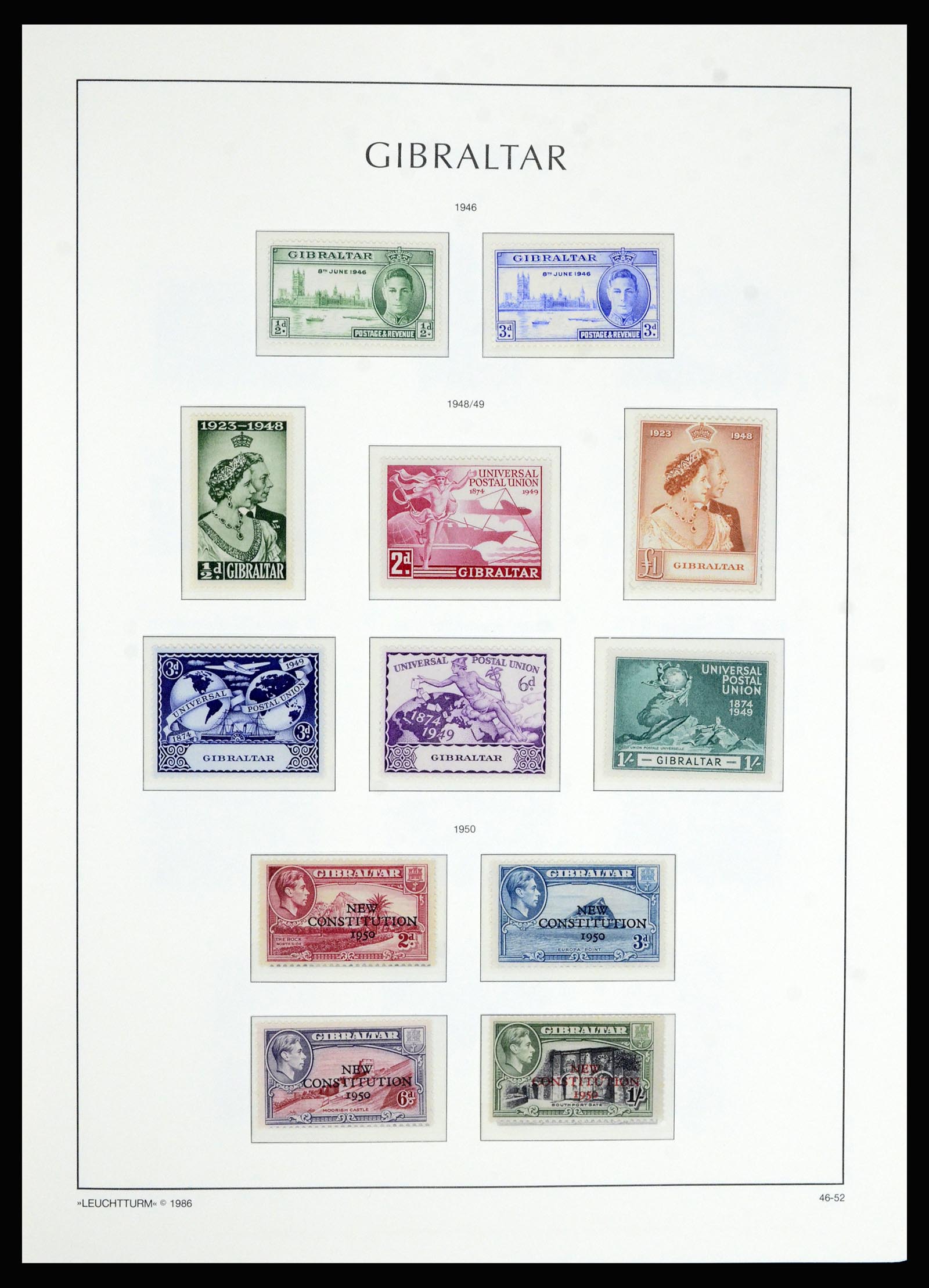 36700 014 - Stamp collection 36700 Gibraltar 1857(!!)-2013.