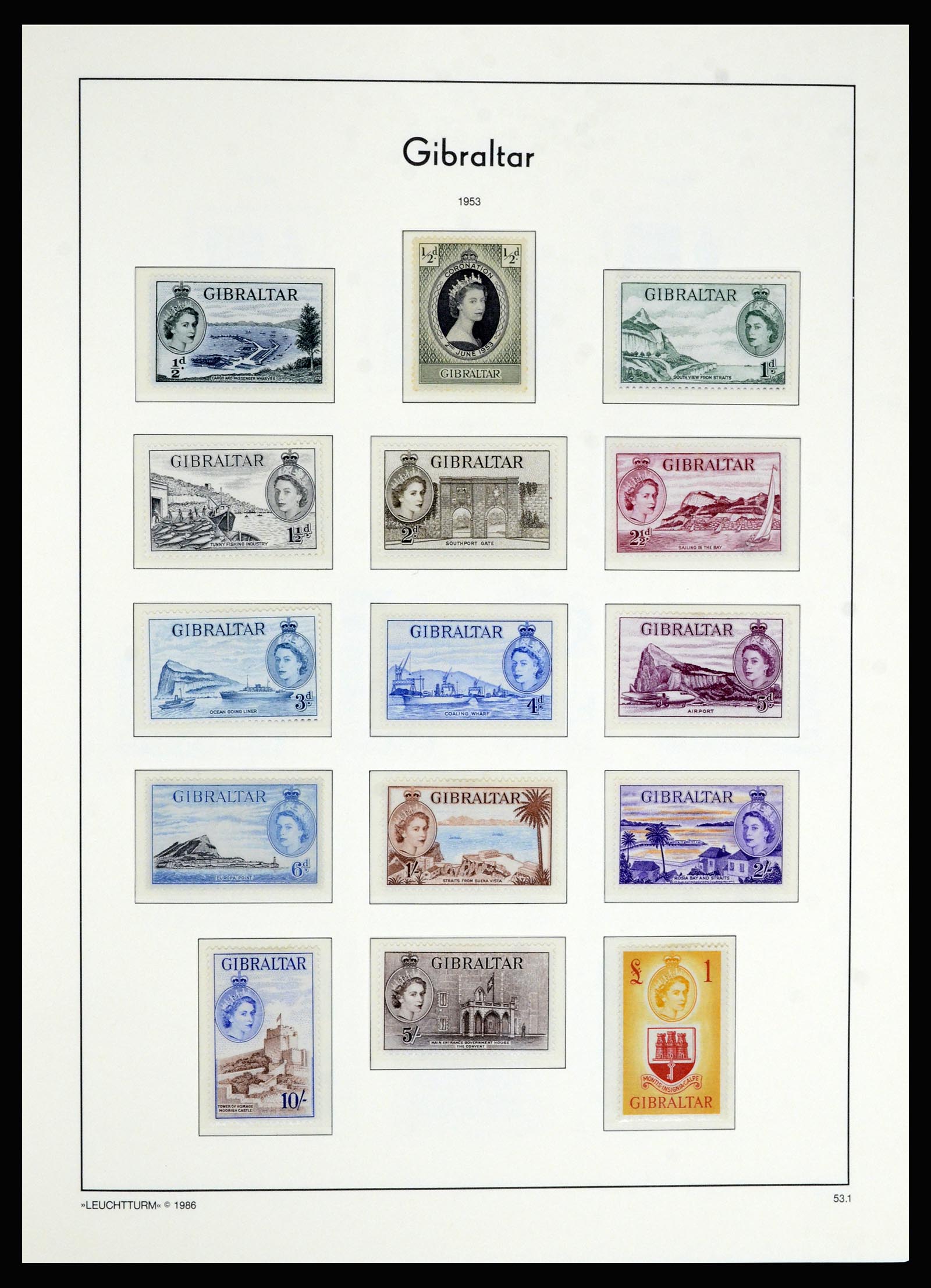 36700 015 - Postzegelverzameling 36700 Gibraltar 1857(!!)-2013.