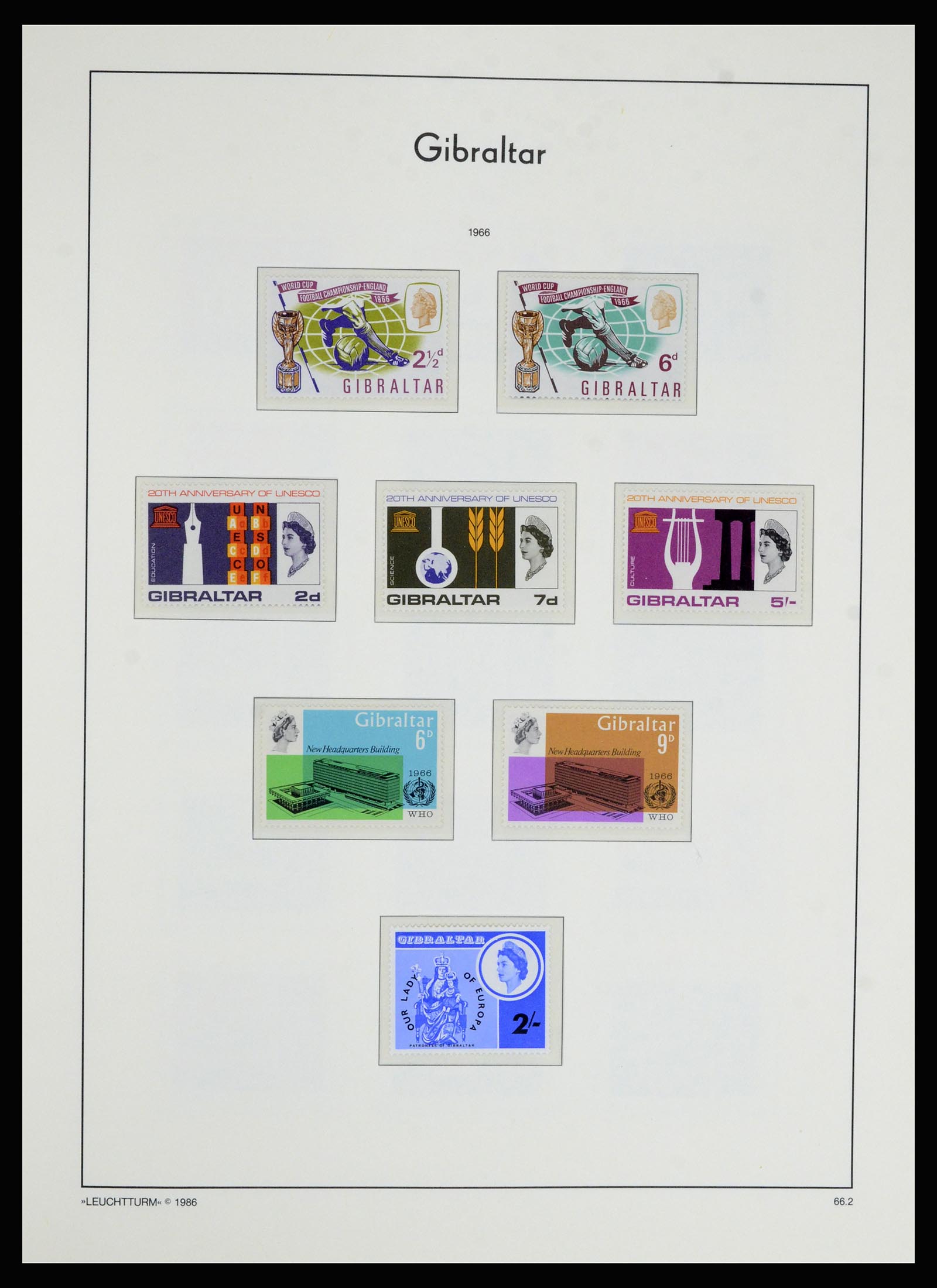 36700 019 - Postzegelverzameling 36700 Gibraltar 1857(!!)-2013.