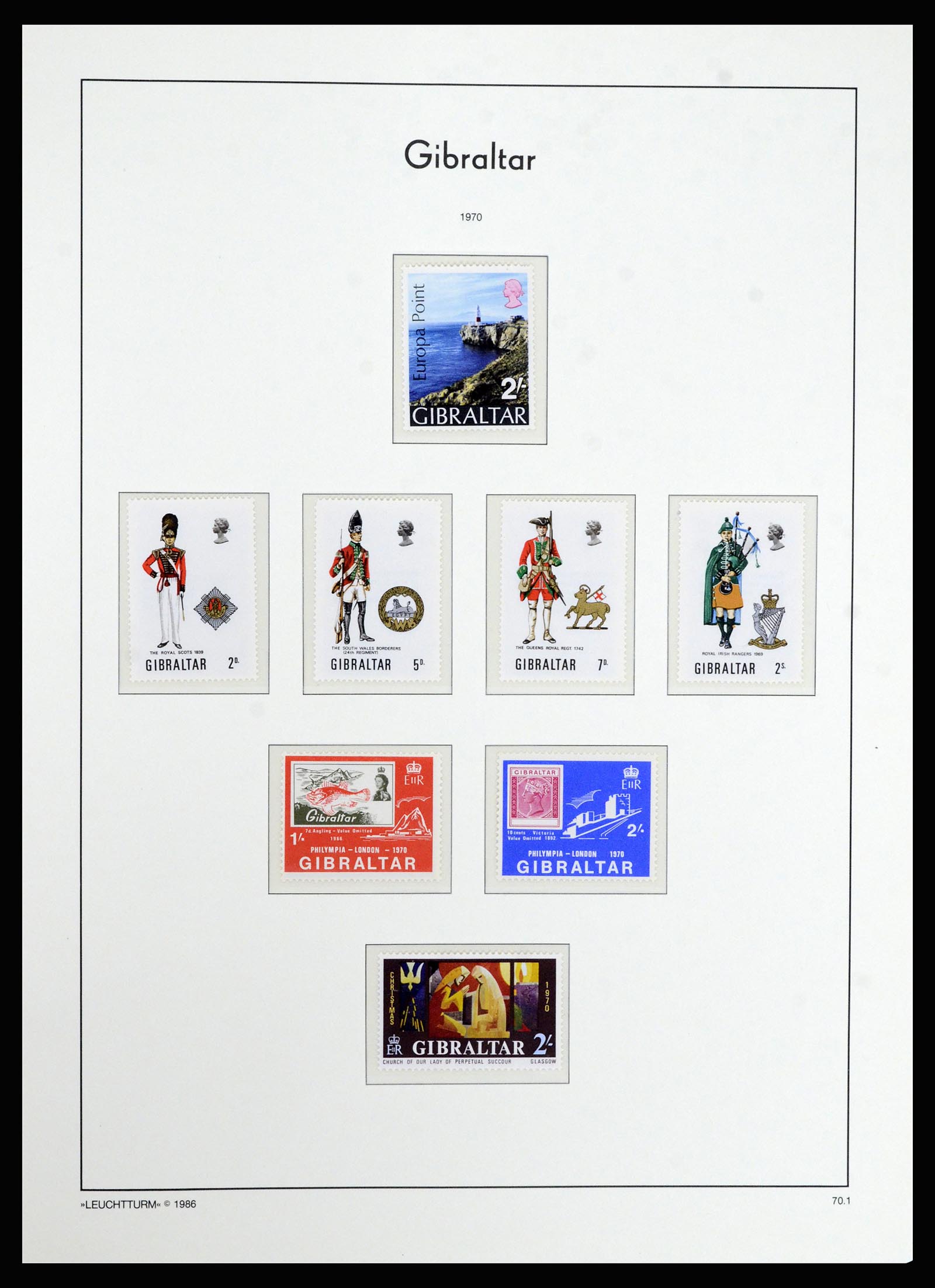 36700 024 - Postzegelverzameling 36700 Gibraltar 1857(!!)-2013.