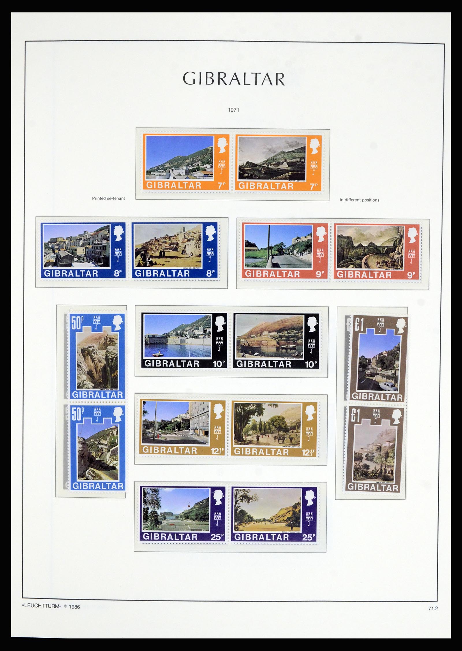 36700 026 - Postzegelverzameling 36700 Gibraltar 1857(!!)-2013.
