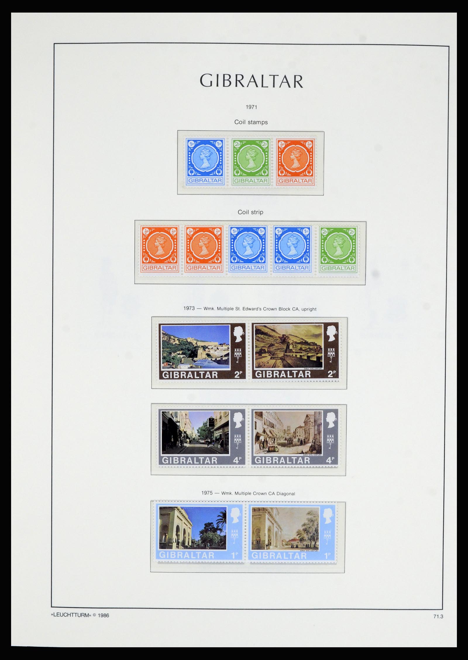 36700 027 - Postzegelverzameling 36700 Gibraltar 1857(!!)-2013.
