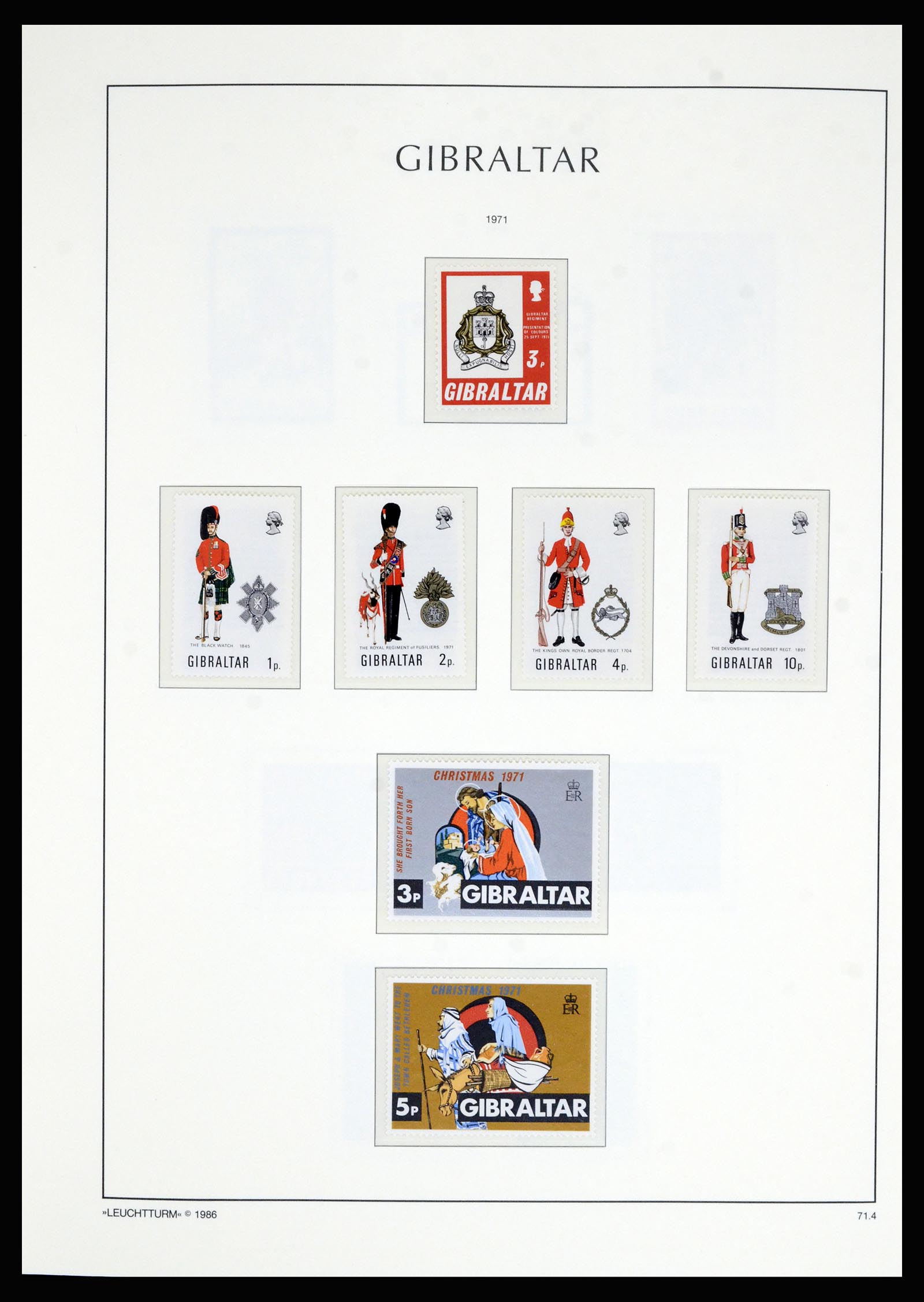 36700 028 - Postzegelverzameling 36700 Gibraltar 1857(!!)-2013.