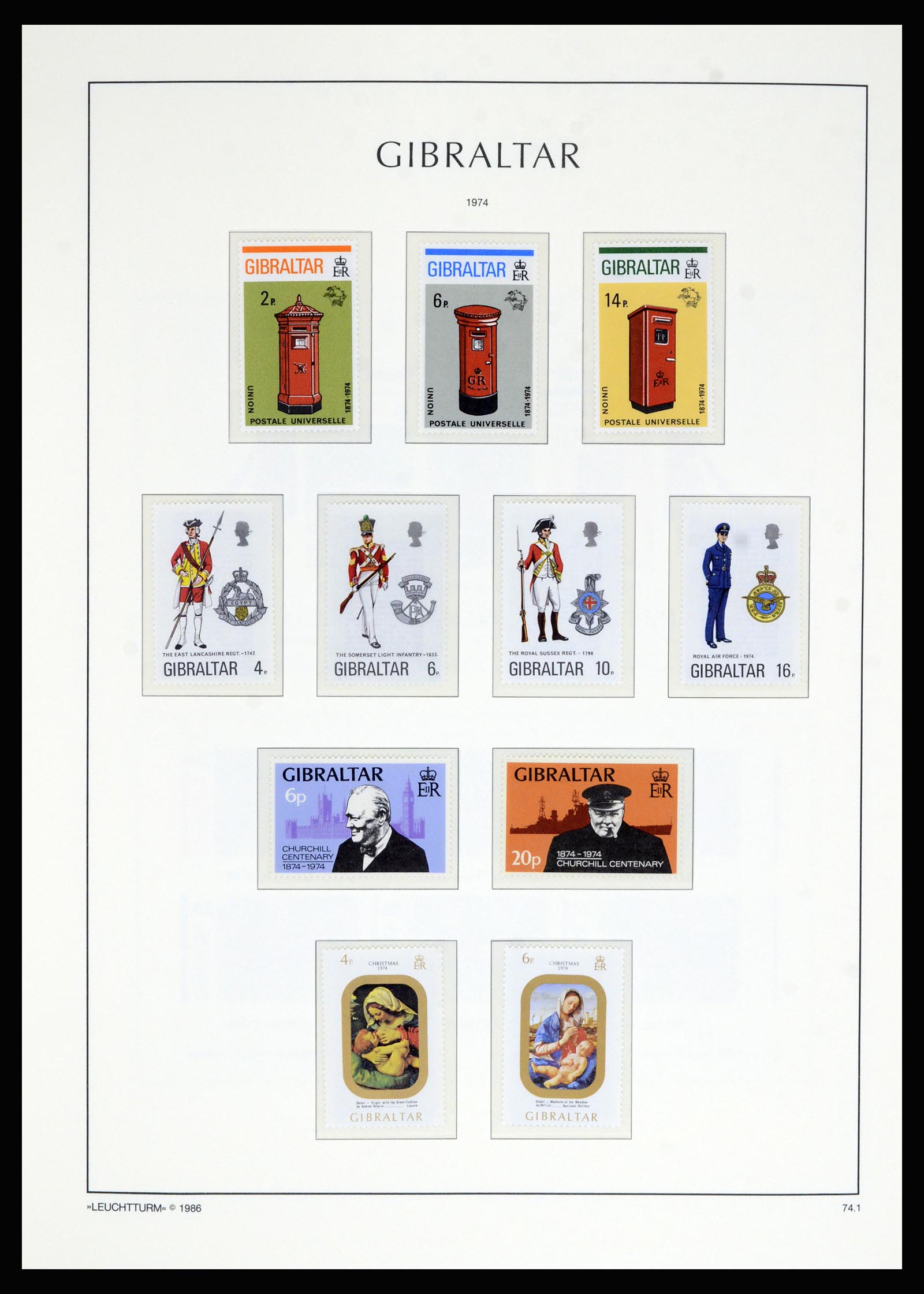 36700 031 - Postzegelverzameling 36700 Gibraltar 1857(!!)-2013.