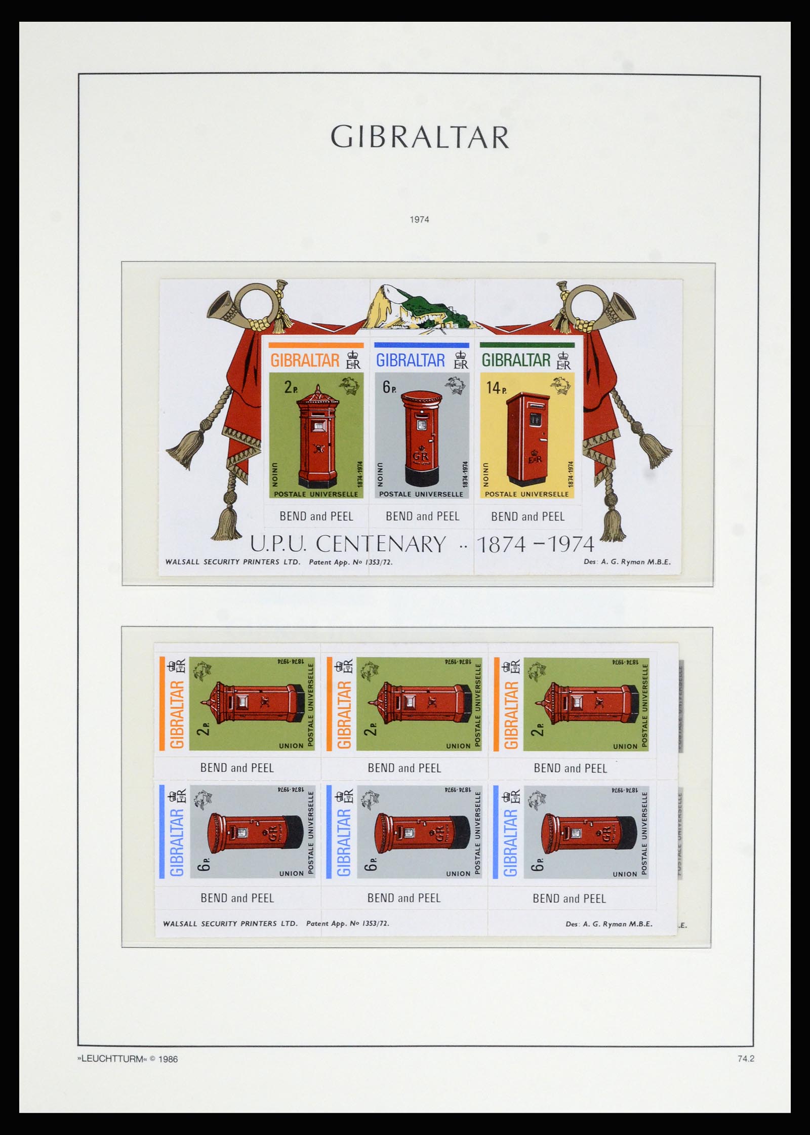 36700 032 - Postzegelverzameling 36700 Gibraltar 1857(!!)-2013.
