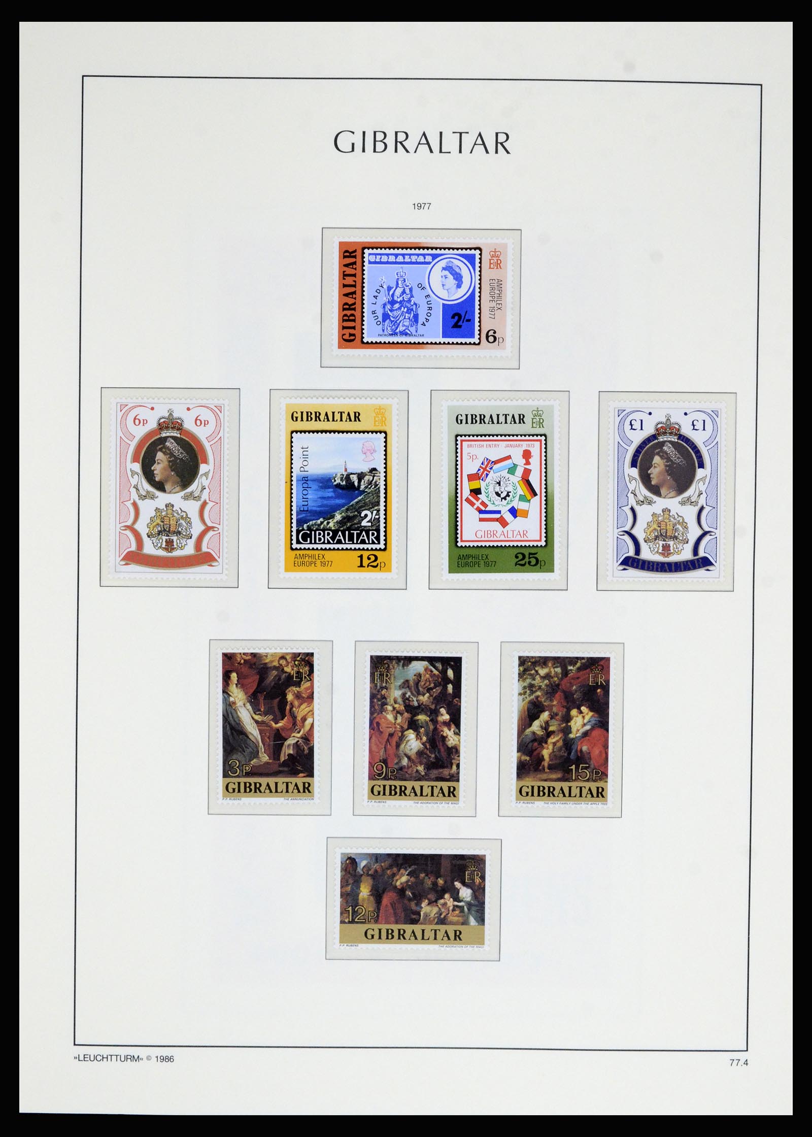 36700 042 - Postzegelverzameling 36700 Gibraltar 1857(!!)-2013.