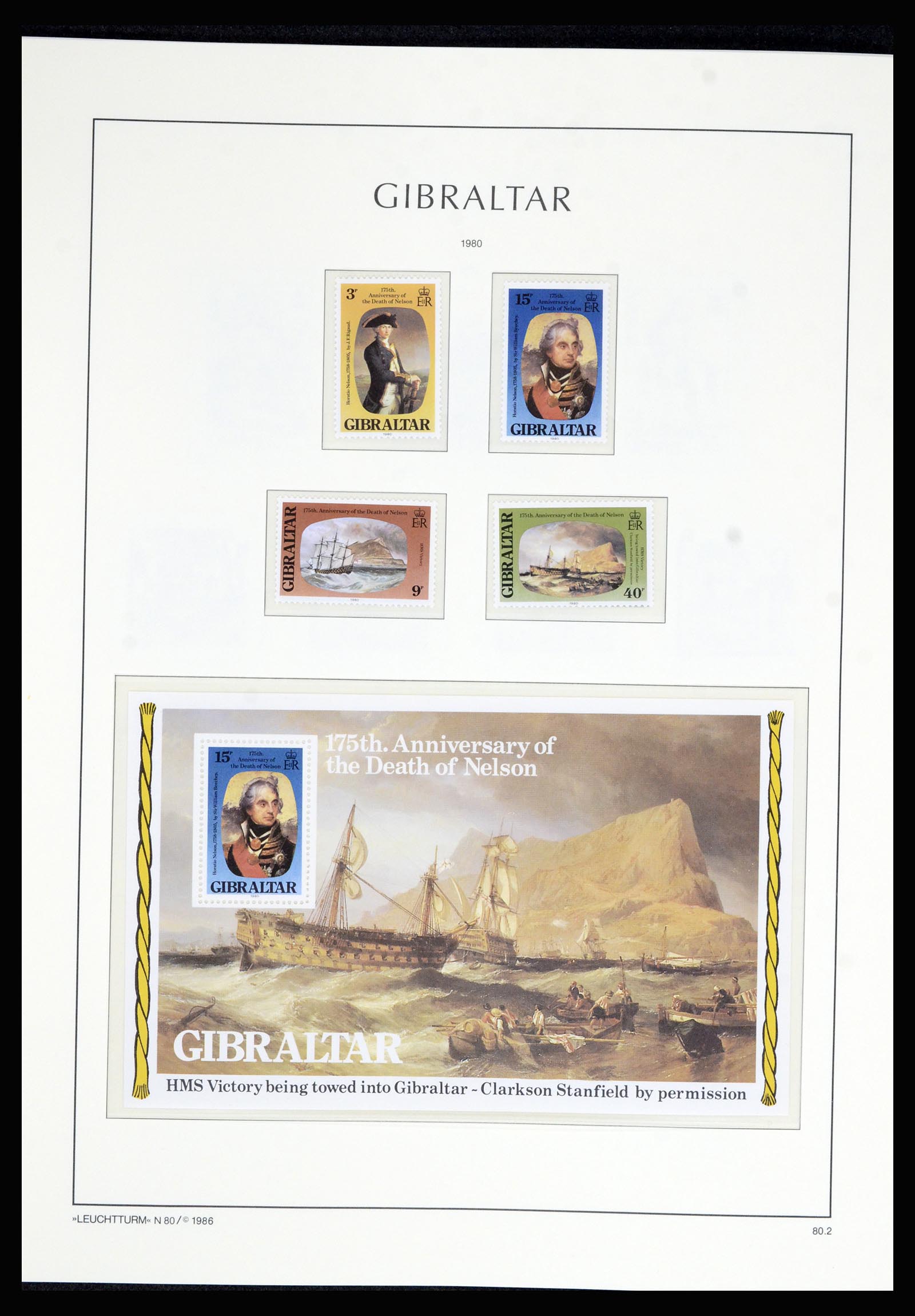 36700 050 - Postzegelverzameling 36700 Gibraltar 1857(!!)-2013.