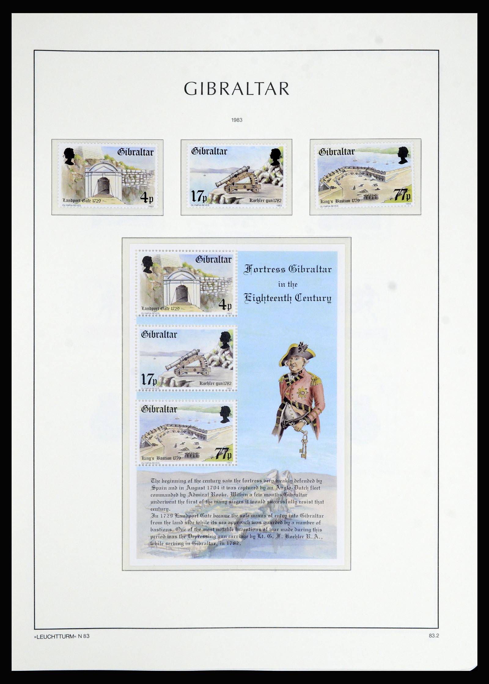 36700 055 - Postzegelverzameling 36700 Gibraltar 1857(!!)-2013.