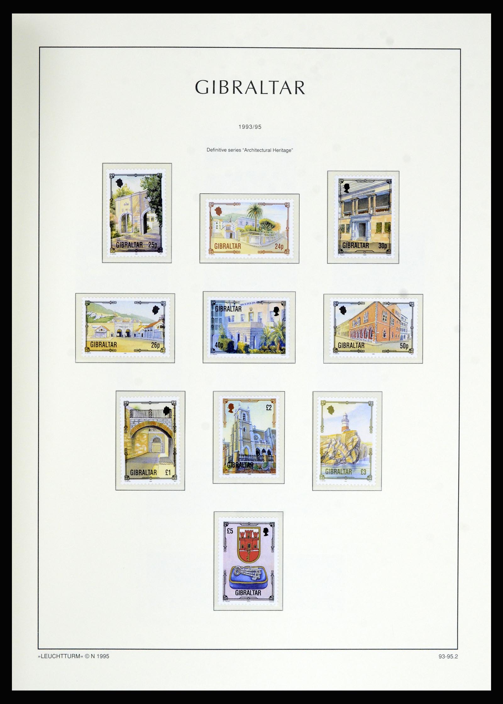 36700 081 - Postzegelverzameling 36700 Gibraltar 1857(!!)-2013.