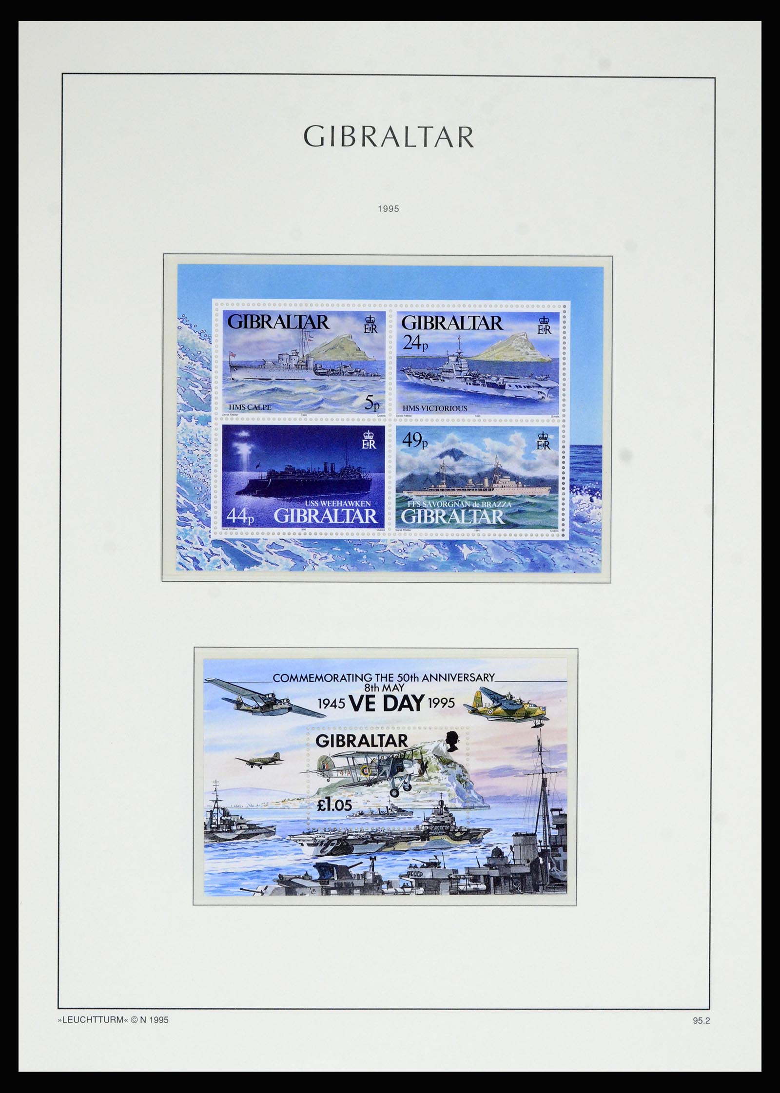 36700 083 - Postzegelverzameling 36700 Gibraltar 1857(!!)-2013.