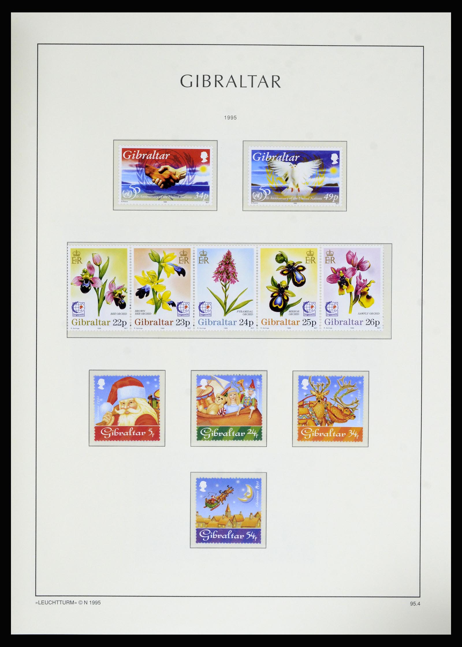 36700 085 - Postzegelverzameling 36700 Gibraltar 1857(!!)-2013.