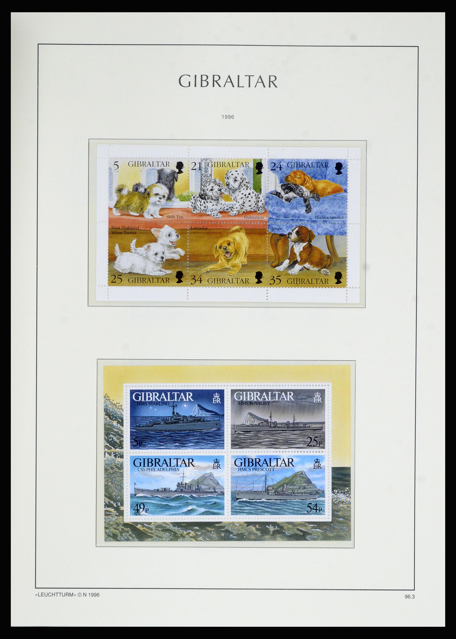 36700 088 - Postzegelverzameling 36700 Gibraltar 1857(!!)-2013.