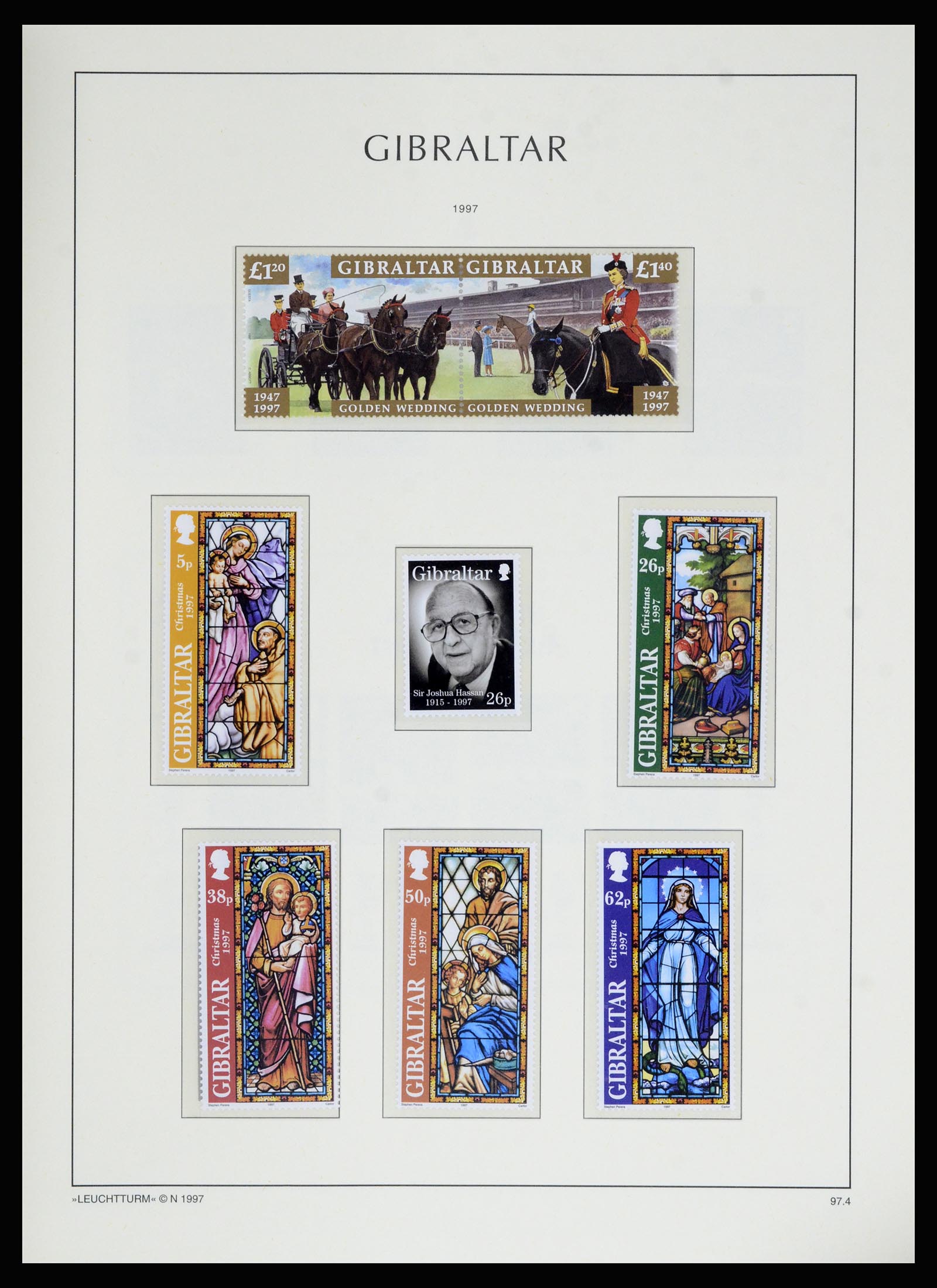 36700 093 - Postzegelverzameling 36700 Gibraltar 1857(!!)-2013.