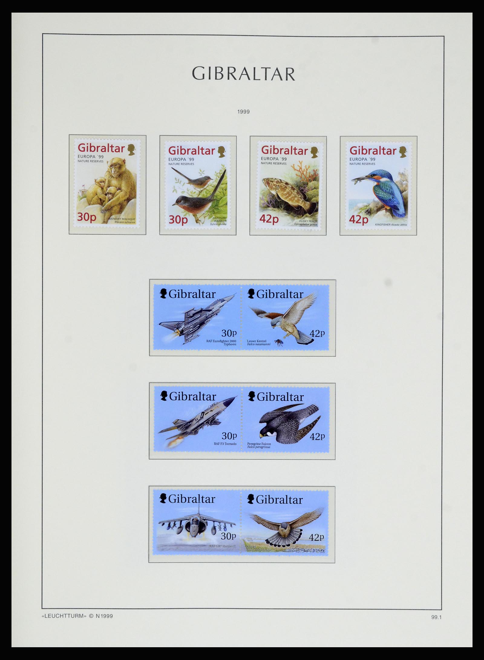 36700 099 - Postzegelverzameling 36700 Gibraltar 1857(!!)-2013.