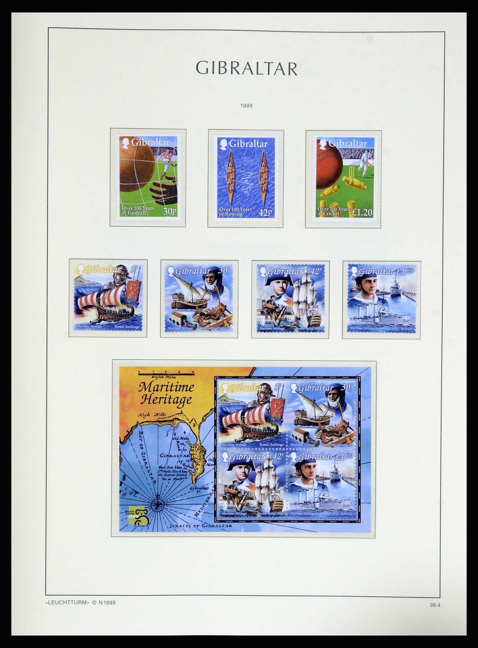 36700 102 - Postzegelverzameling 36700 Gibraltar 1857(!!)-2013.