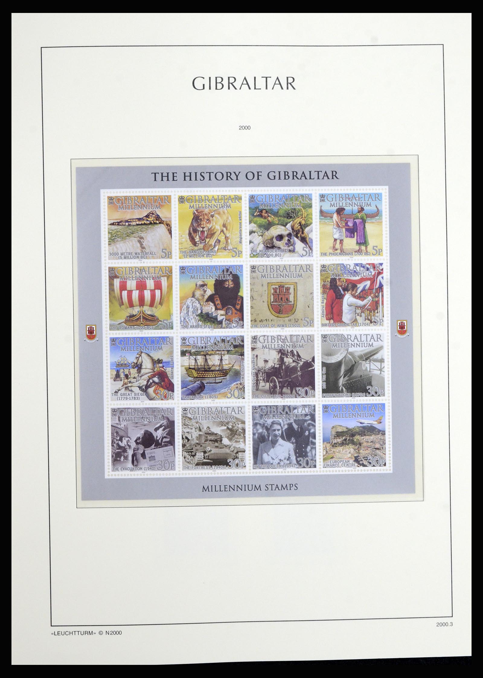 36700 107 - Postzegelverzameling 36700 Gibraltar 1857(!!)-2013.
